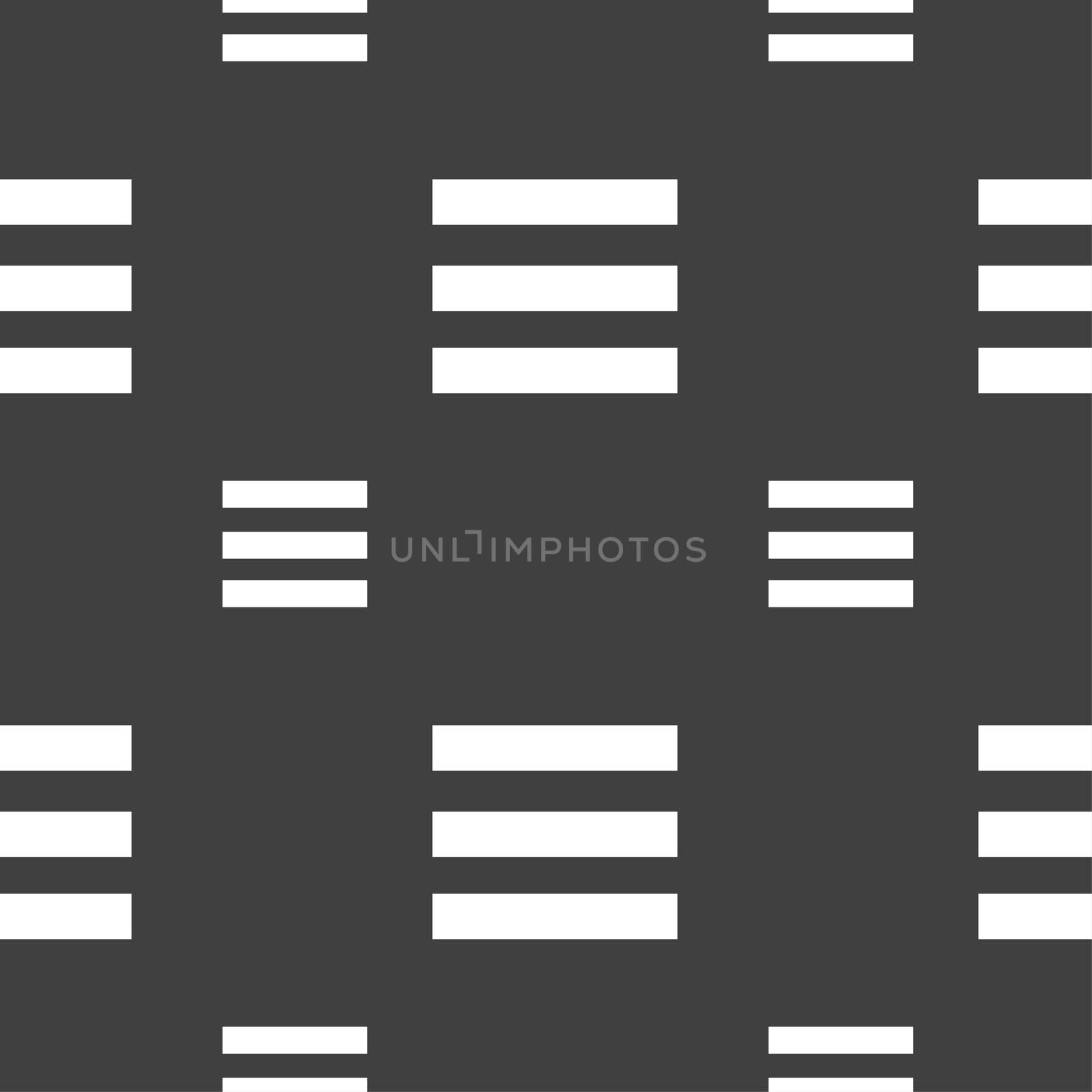 Align text to the width icon sign. Seamless pattern on a gray background.  by serhii_lohvyniuk