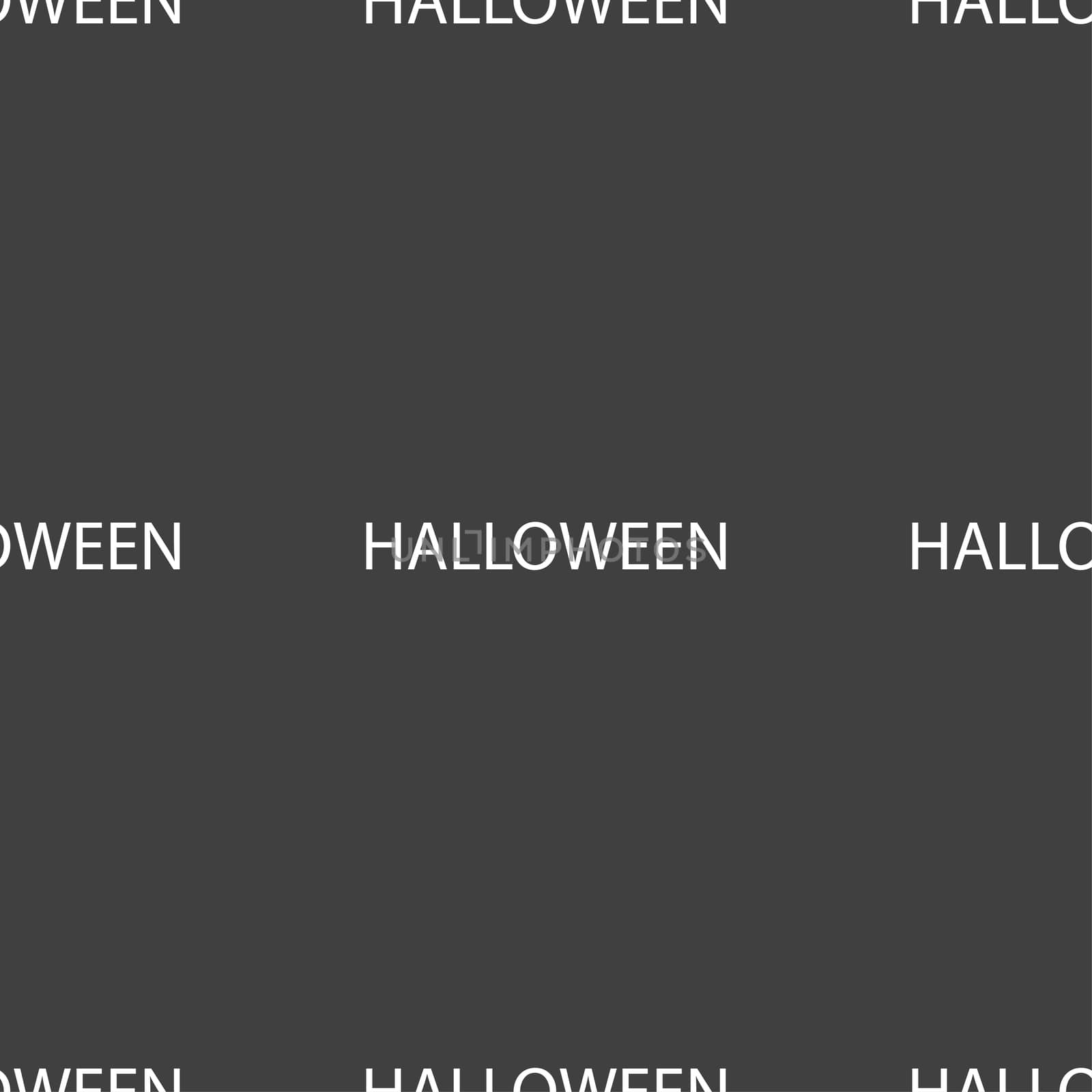 Halloween sign icon. Halloween-party symbol. Seamless pattern on a gray background. illustration