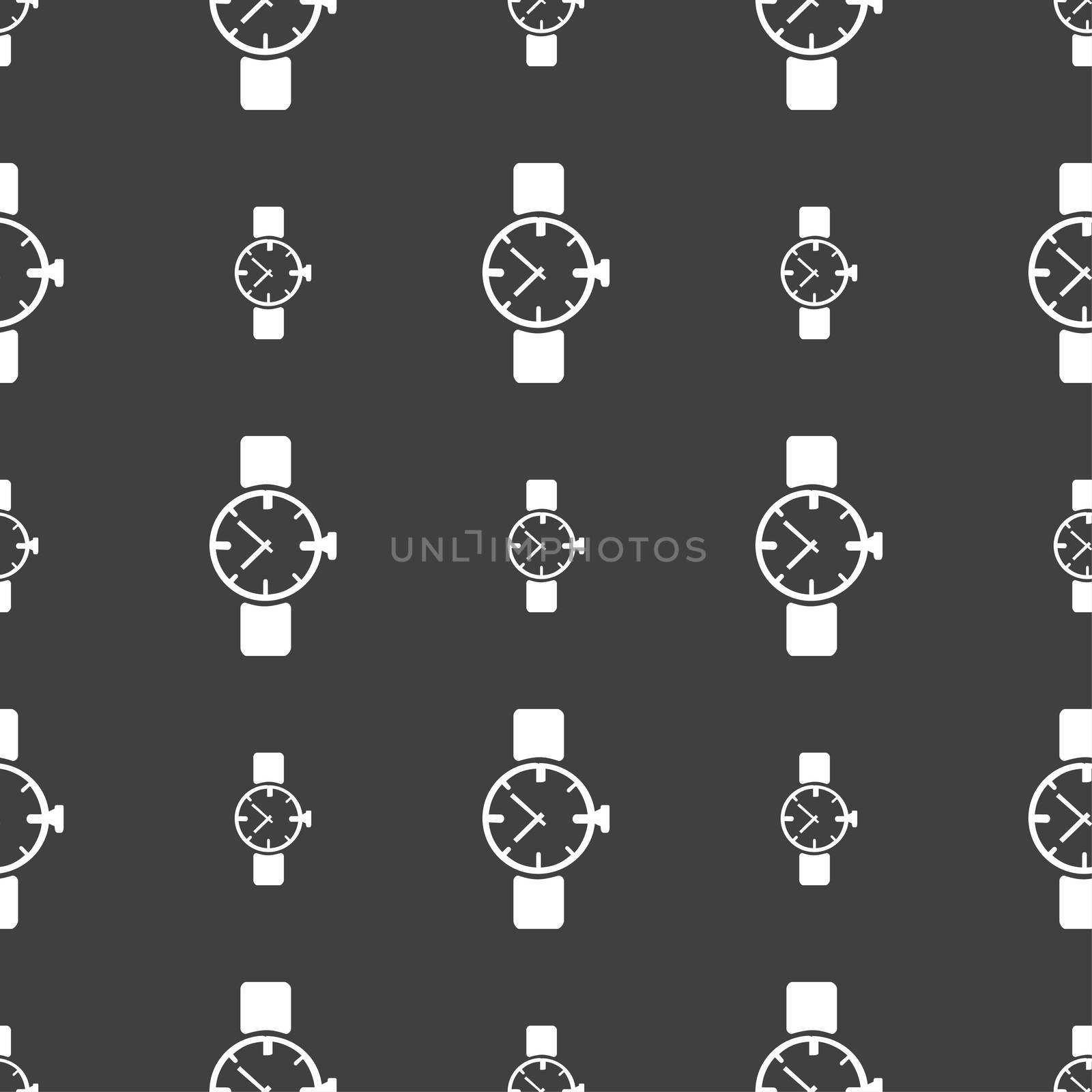 shield icon sign. Seamless pattern on a gray background. illustration