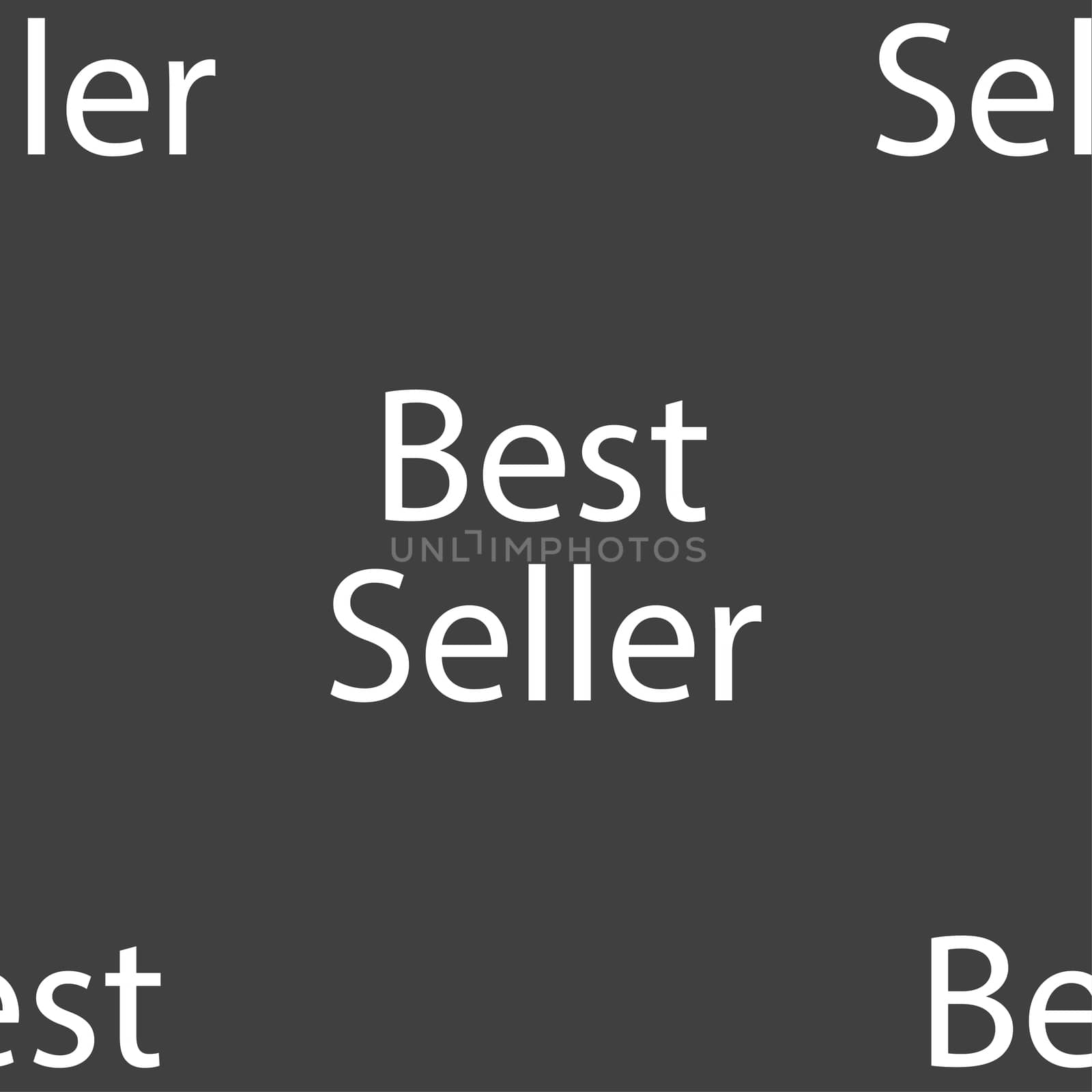 Best seller sign icon. Best seller award symbol. Seamless pattern on a gray background. illustration