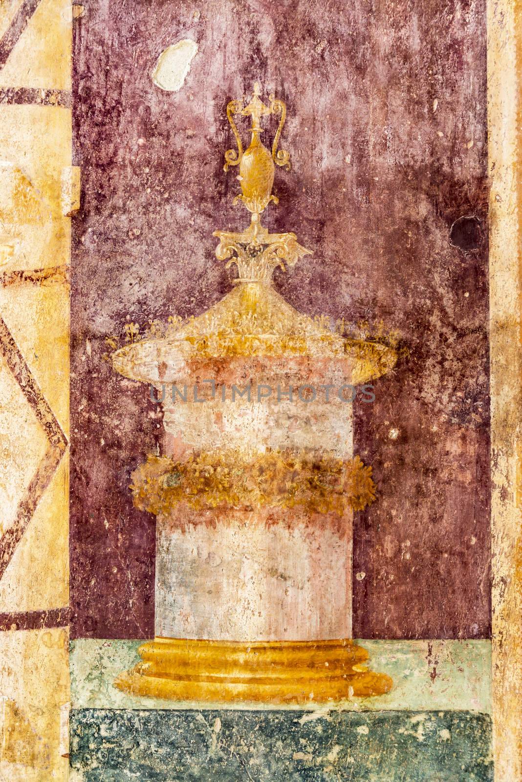 Ancient roman fresco  by edella