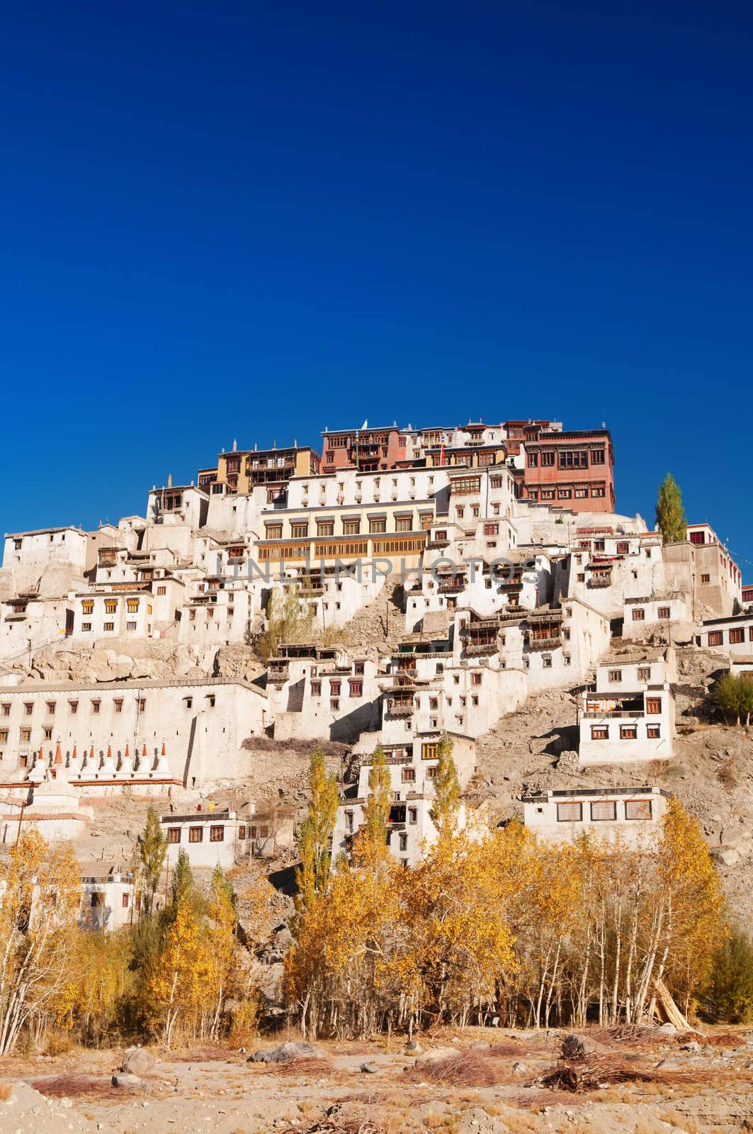Thiksey Monastery in Leh Ladakh, Northern India.