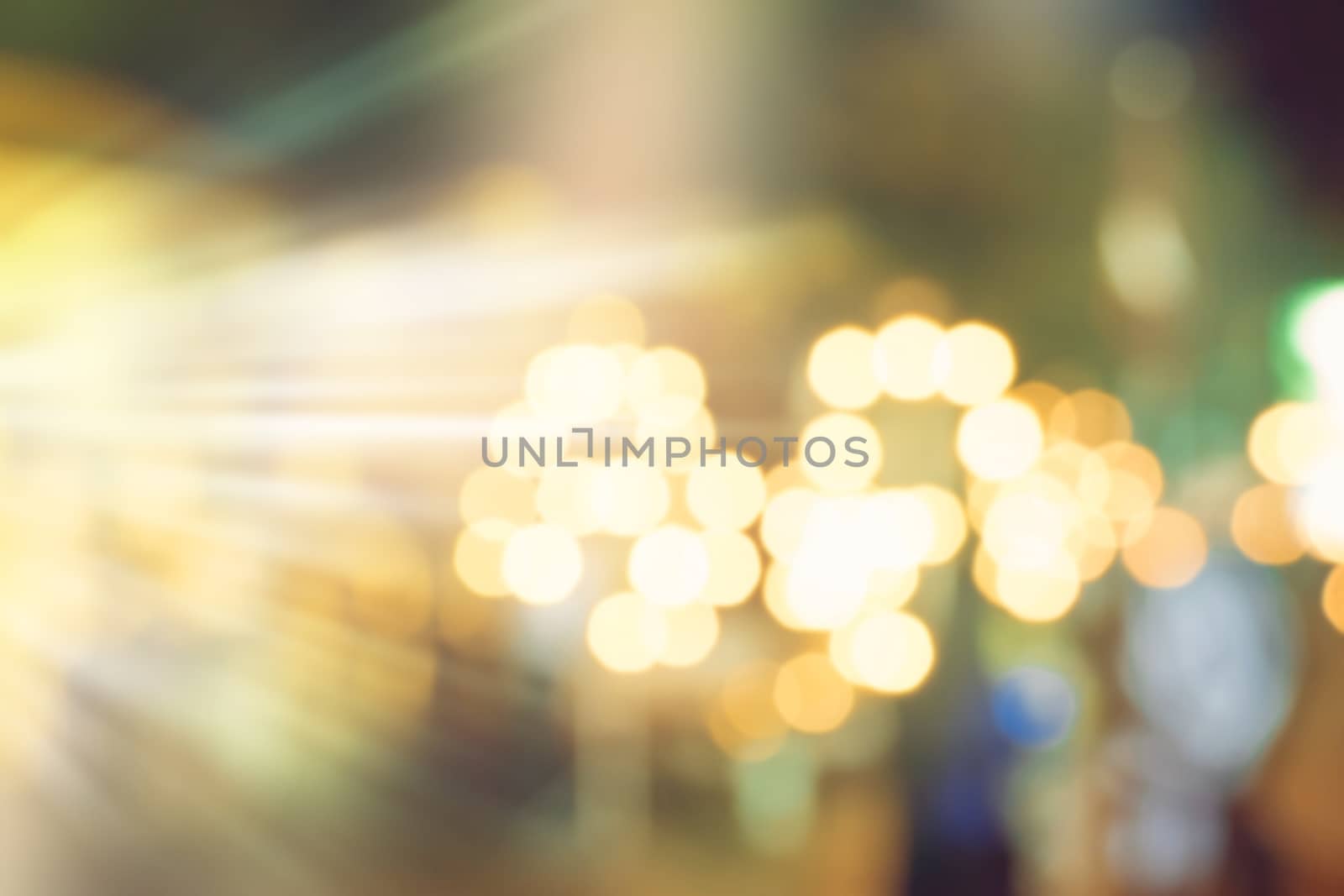 abstract natural blur background,  Asymmetric light rays by teerawit