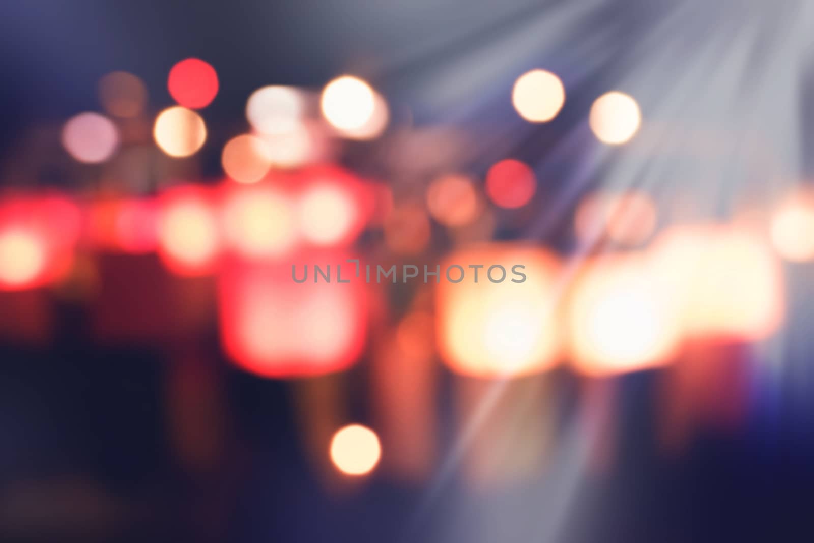 abstract natural blur background,  Asymmetric light rays by teerawit