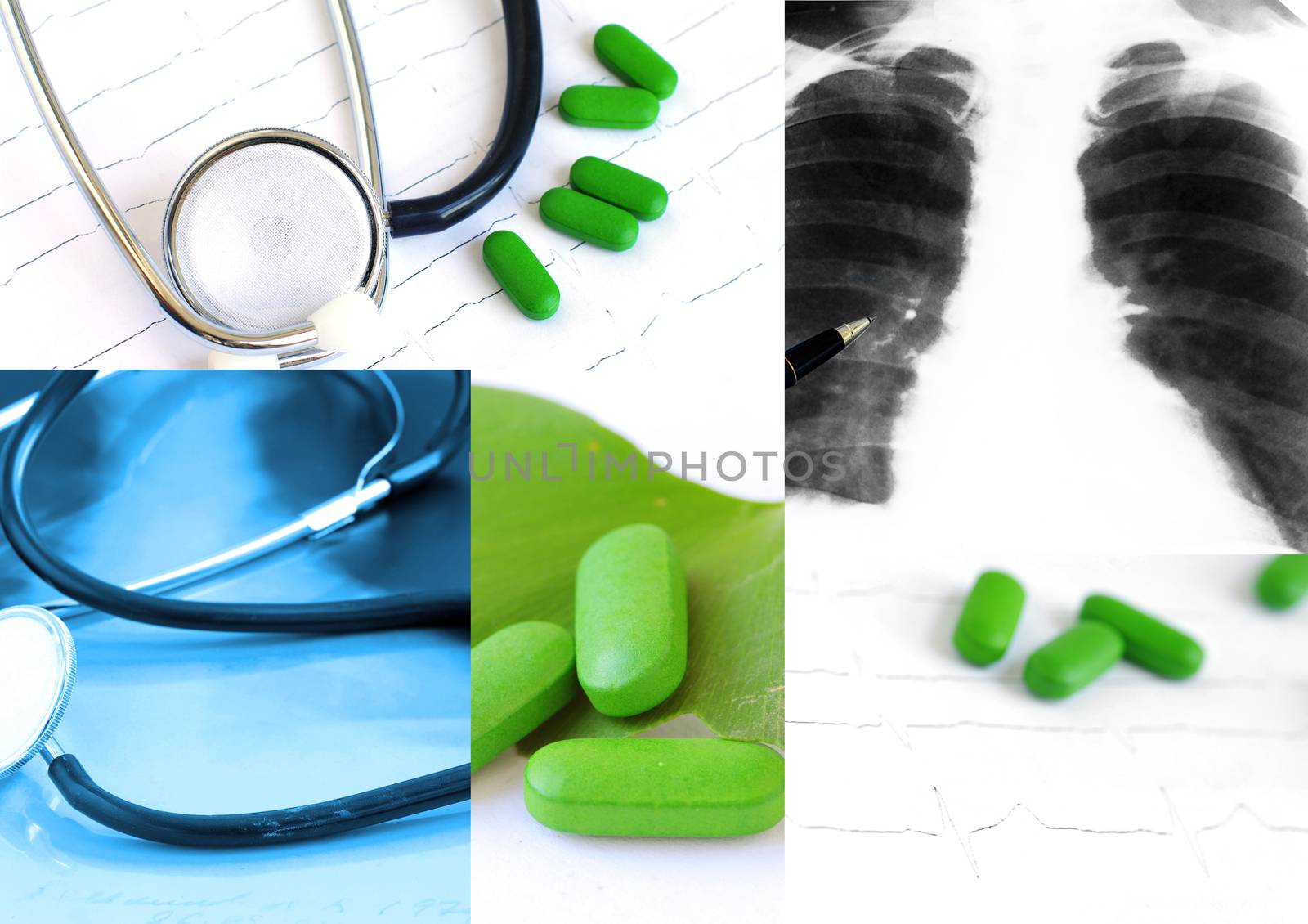 Various homeopathy related images in a collage by dolnikow