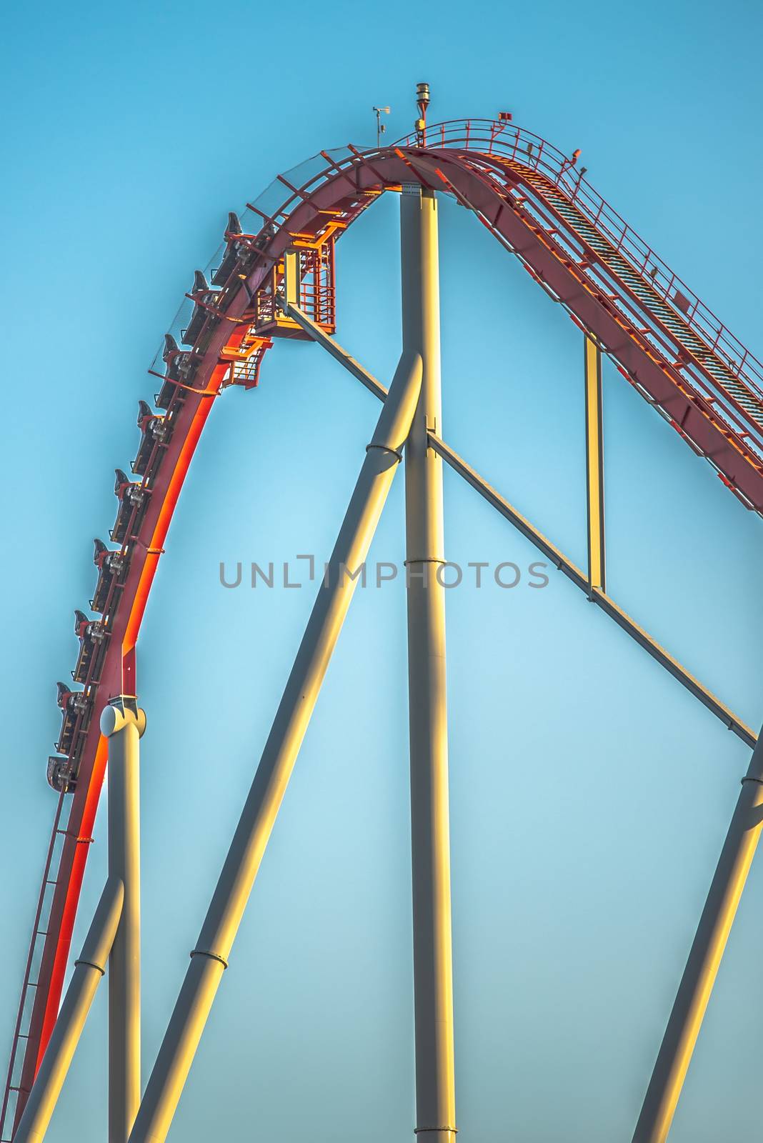 rollercoaster rides at an amusement park in south carolina by digidreamgrafix