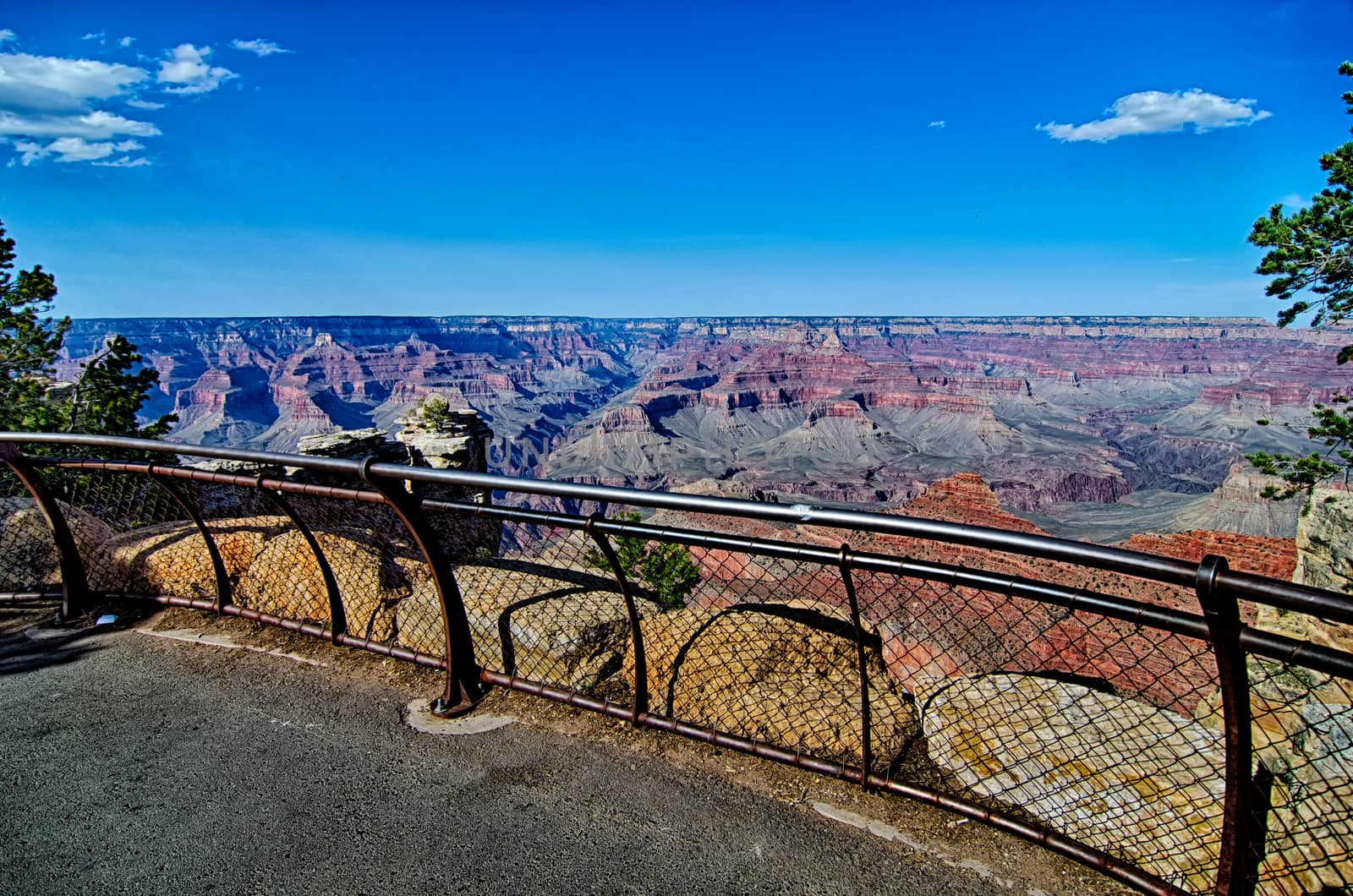 grand canyon arizona on a sunny day in psring