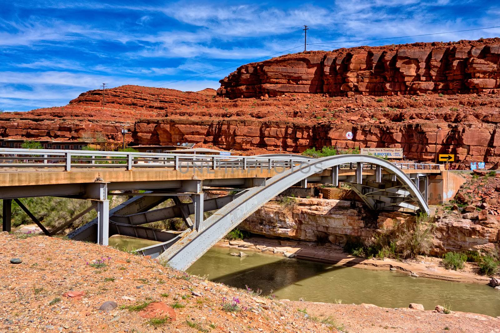 lpanoramic landscapes of san juan river in utah