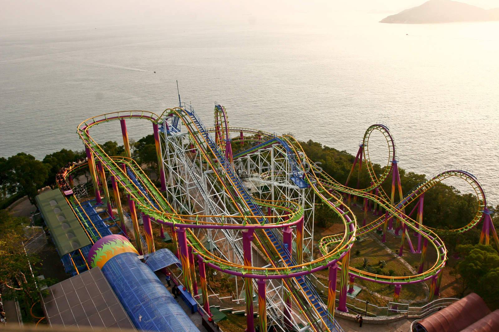 Roller Coaster in Hong Kong