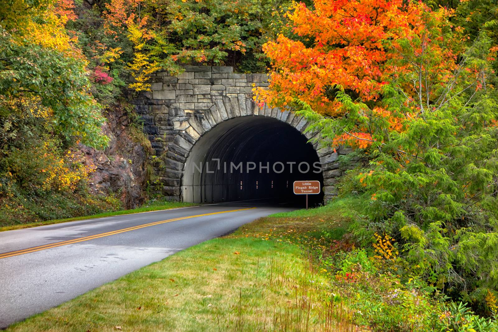 Tunnel on the Blue Ridge Parkway in North Carolina