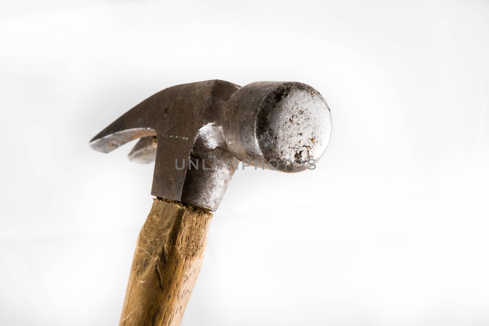 Hammer being swung full force