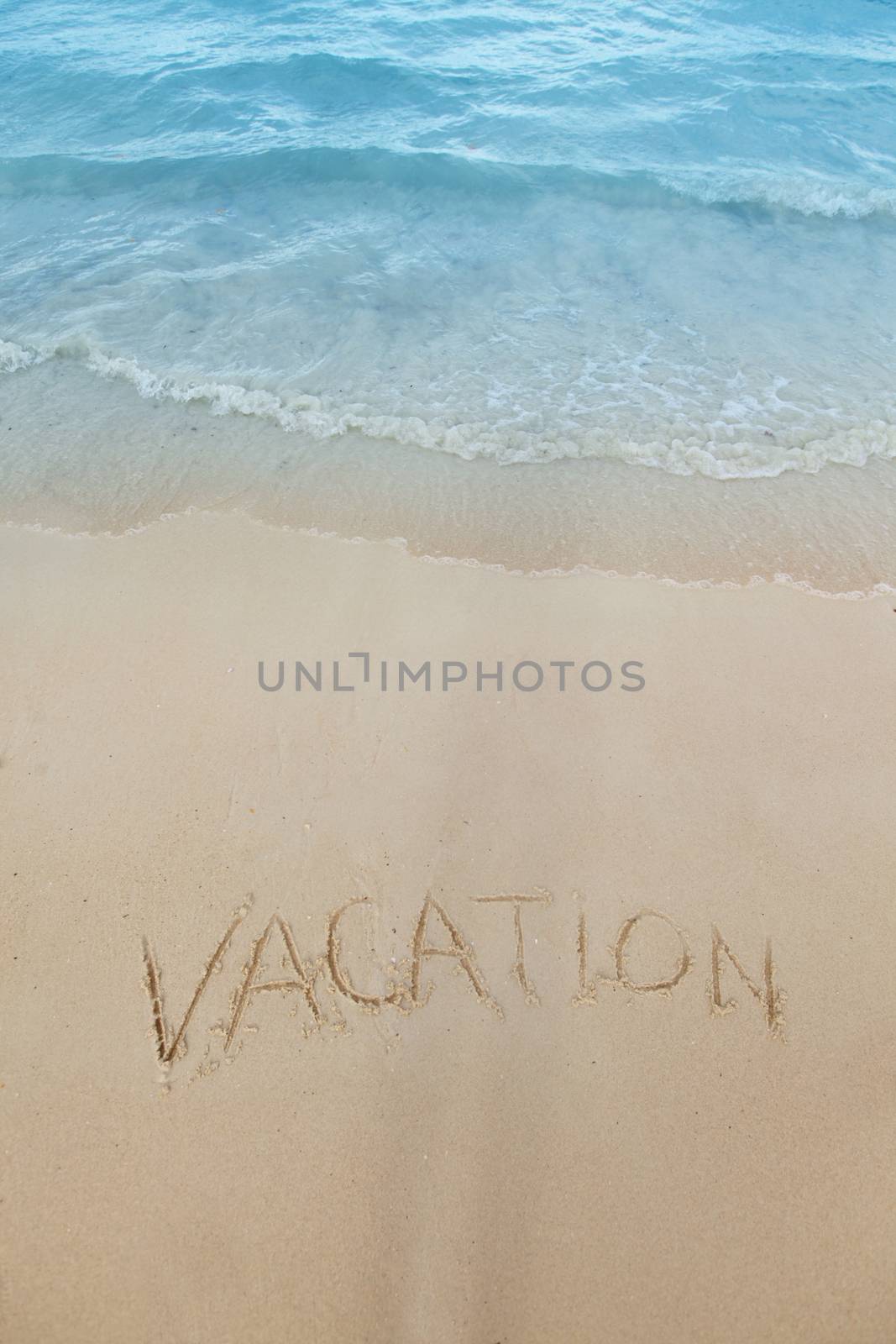 Vacation on beach concept by Yellowj