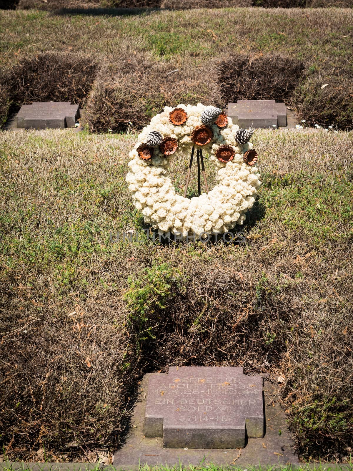 The German Military Cemetery of Costermano , Italy. by Isaac74