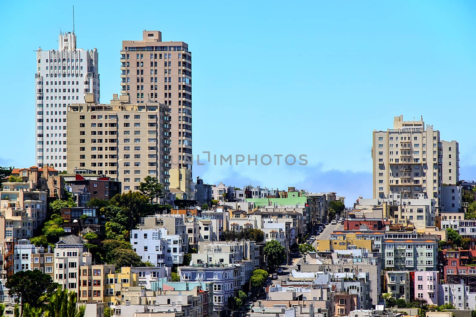 road in the city at San Francisco, California, USA