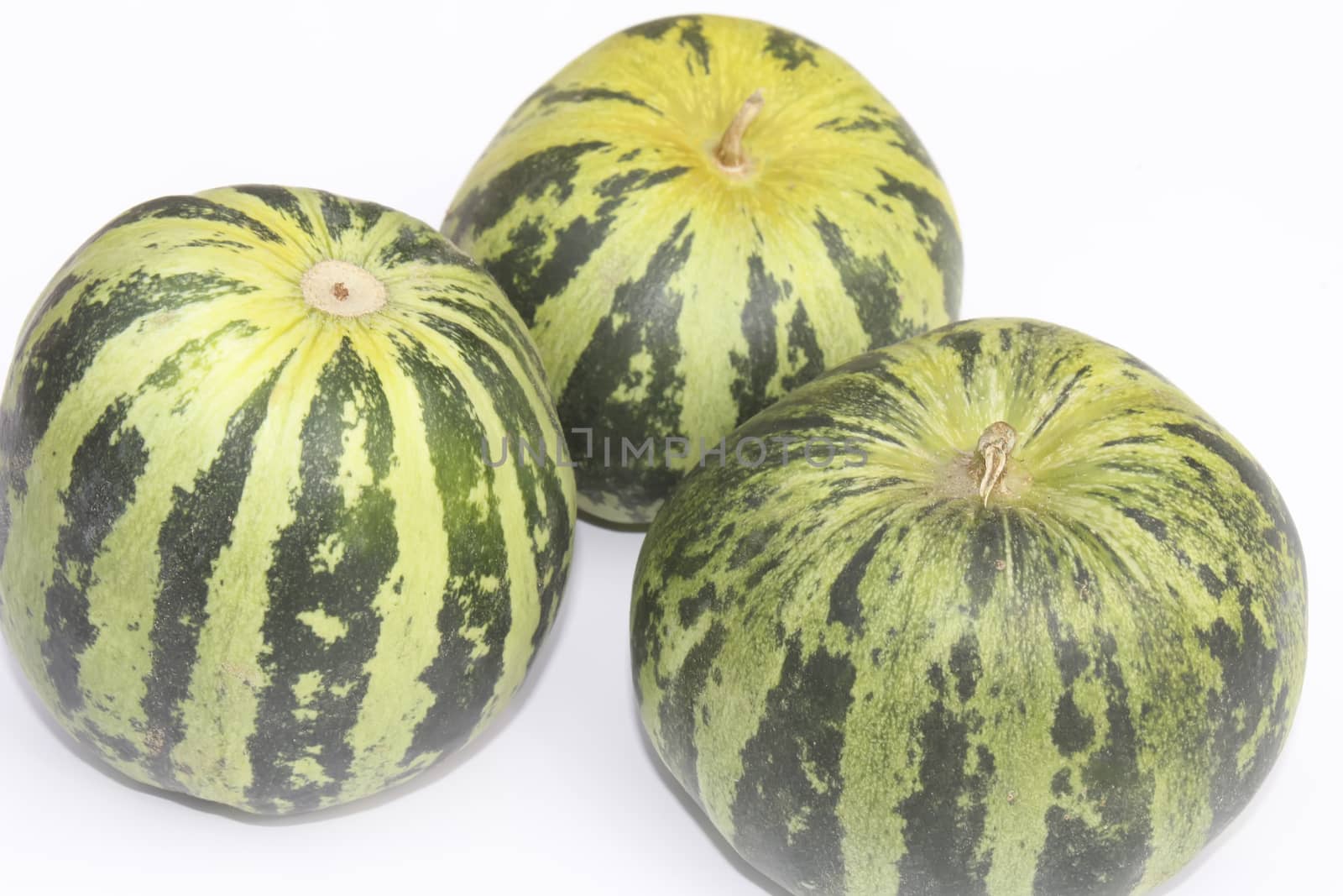 melon on a white background