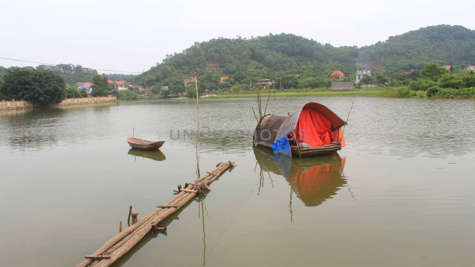 boat on the river