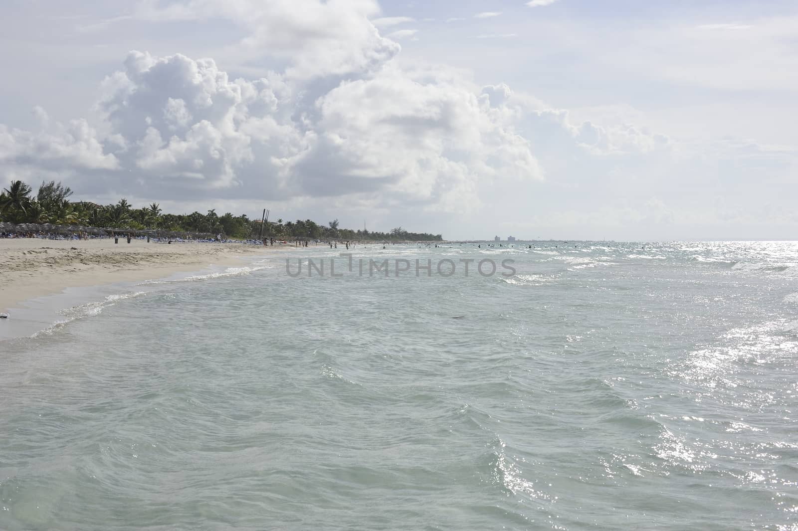 Beach and tropical sea. by kertis