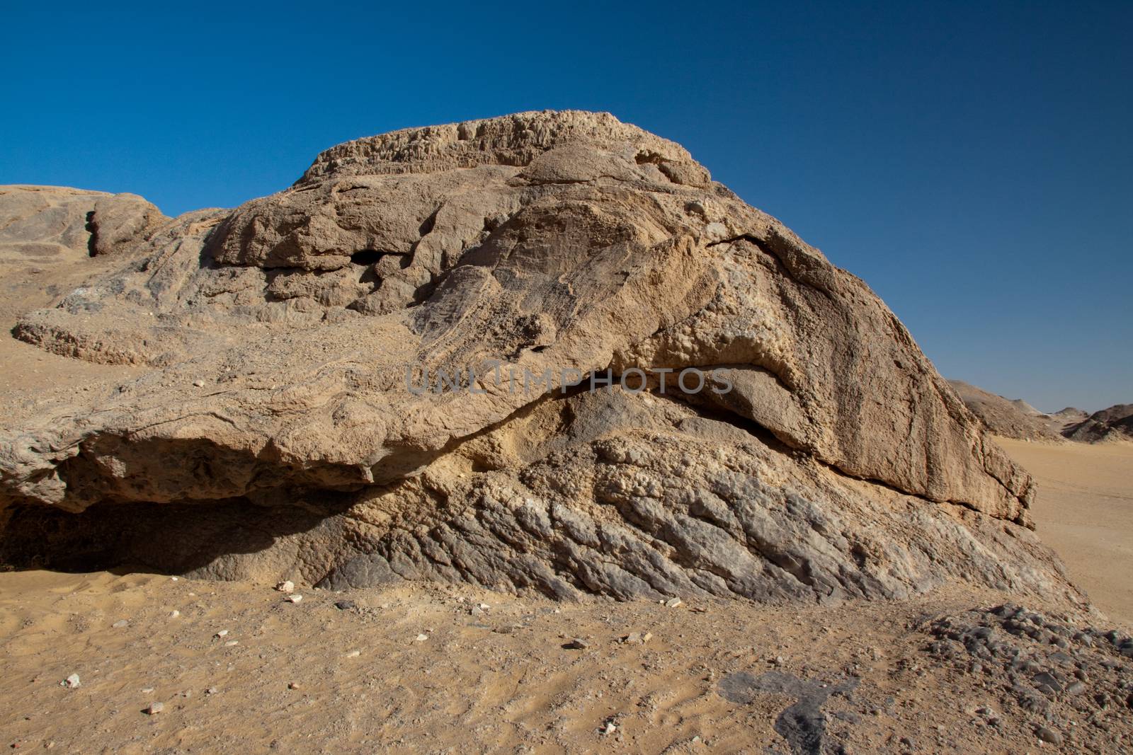 Crystal mountain, the hill near Farafra oasis ,Egypt