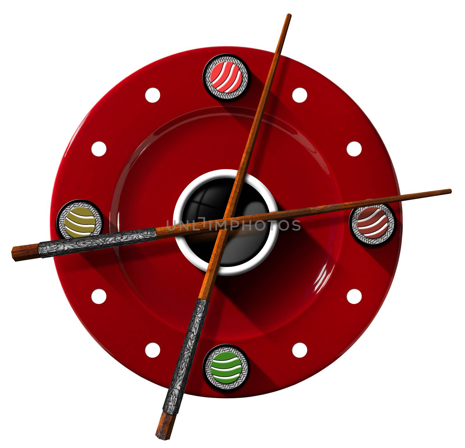 Sushi Time Concept - Clock by catalby