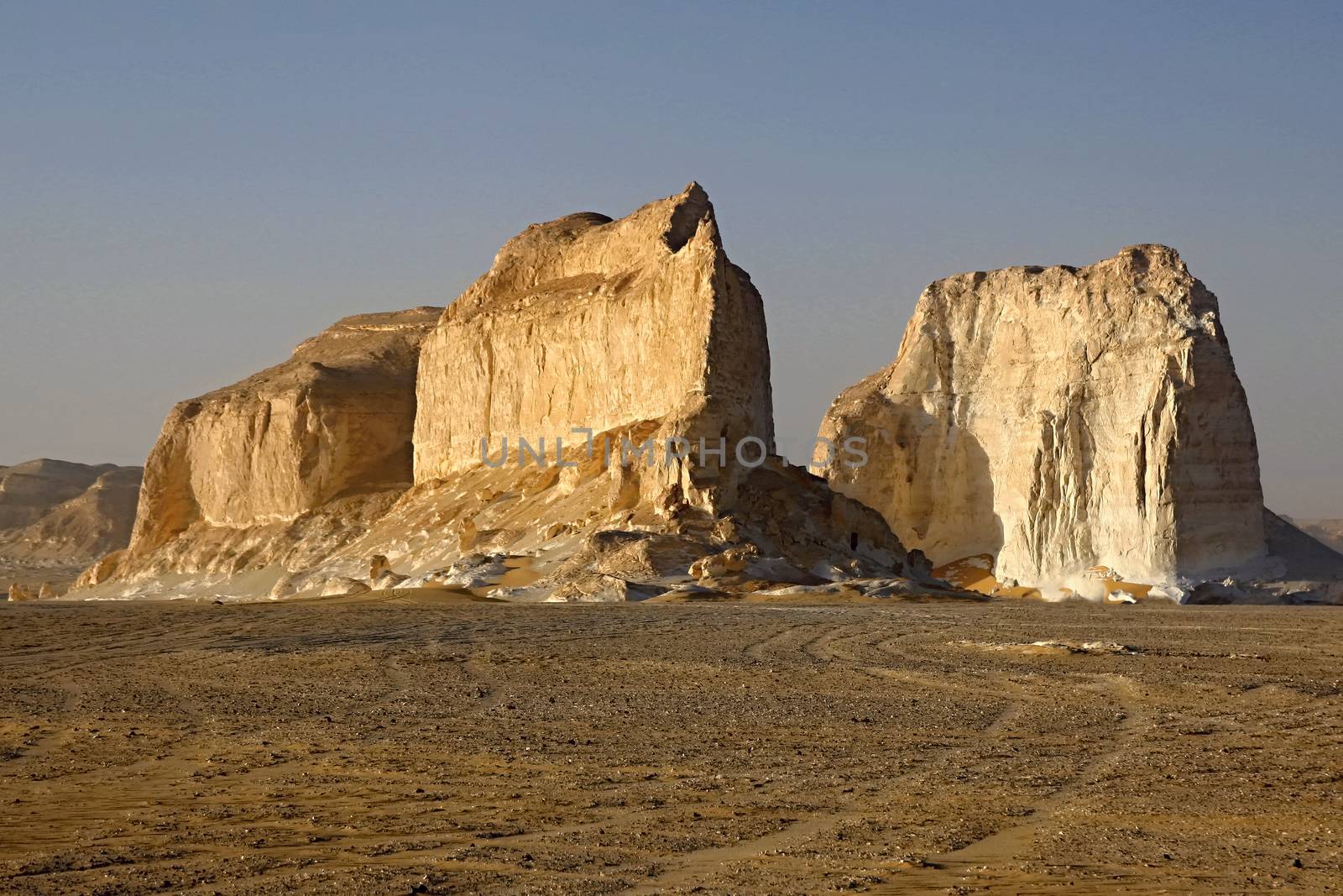  the Rock formations at the Western White Desert National Park of Egypt 