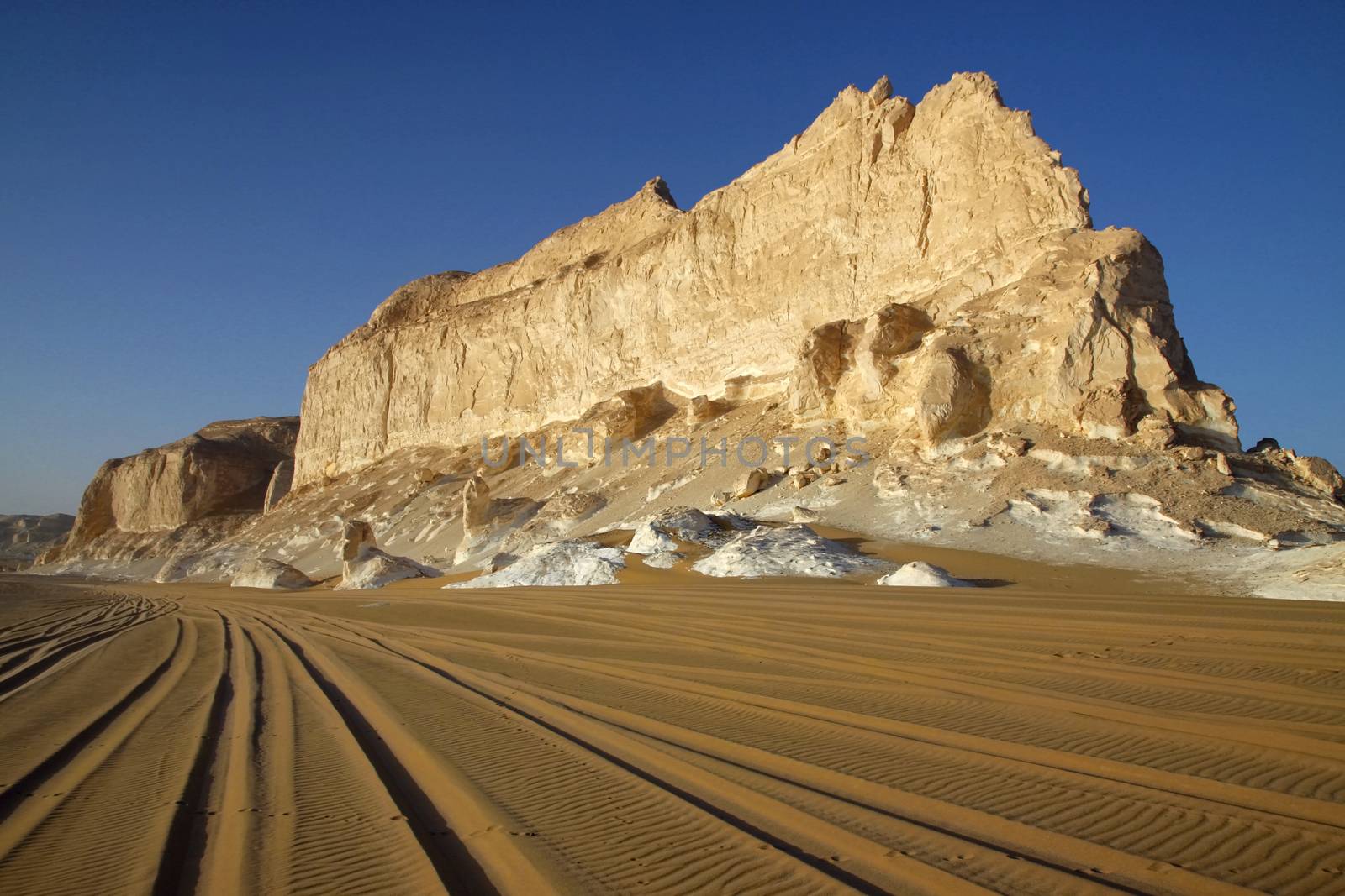  the Rock formations at the Western White Desert National Park of Egypt