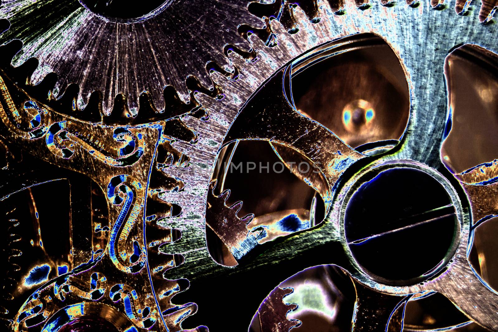 Micro Photo of a Clockwork