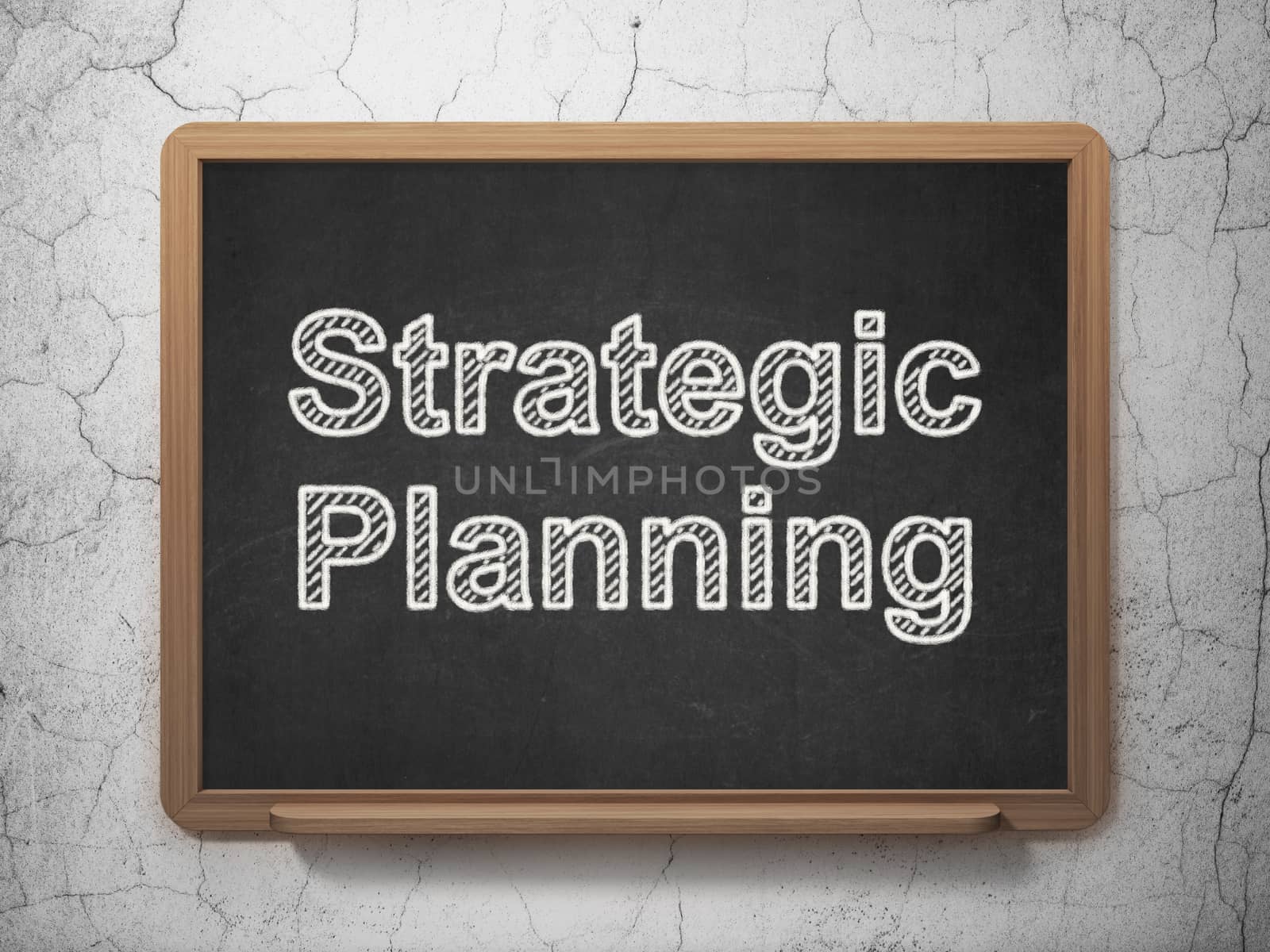 Business concept: Strategic Planning on chalkboard background by maxkabakov