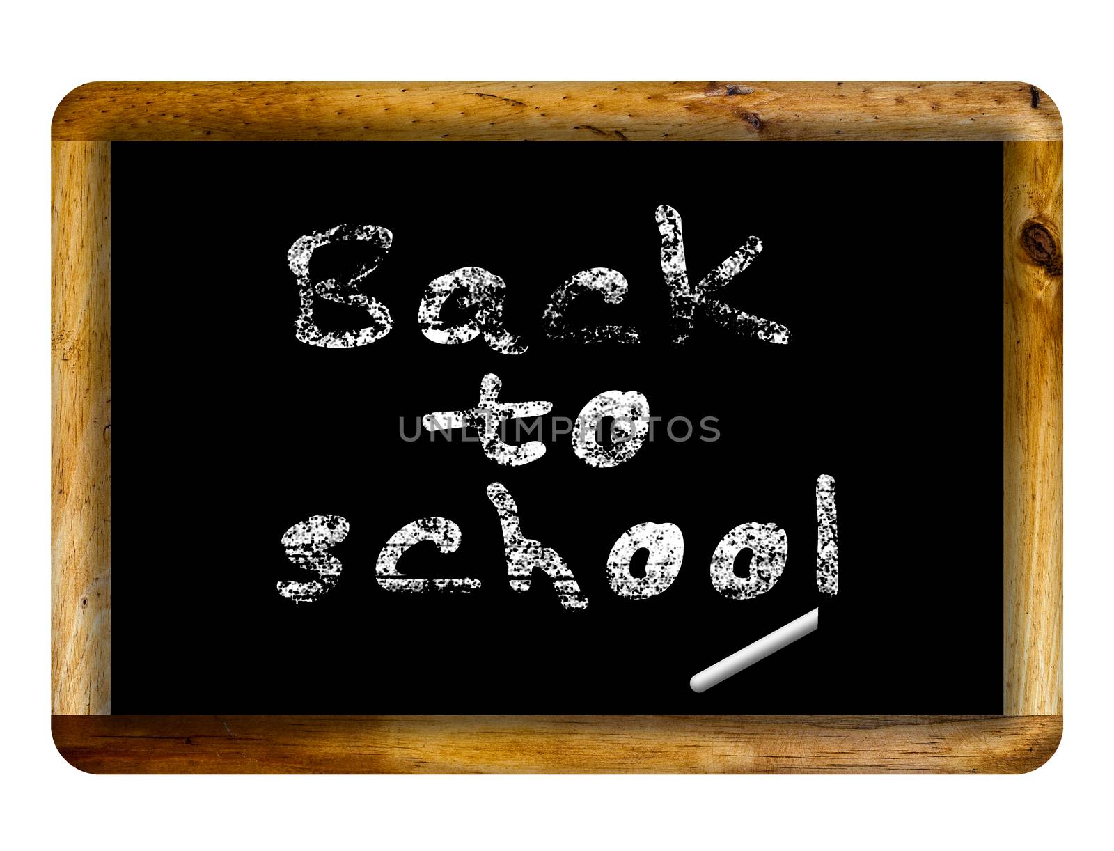 Back to school blackboard.