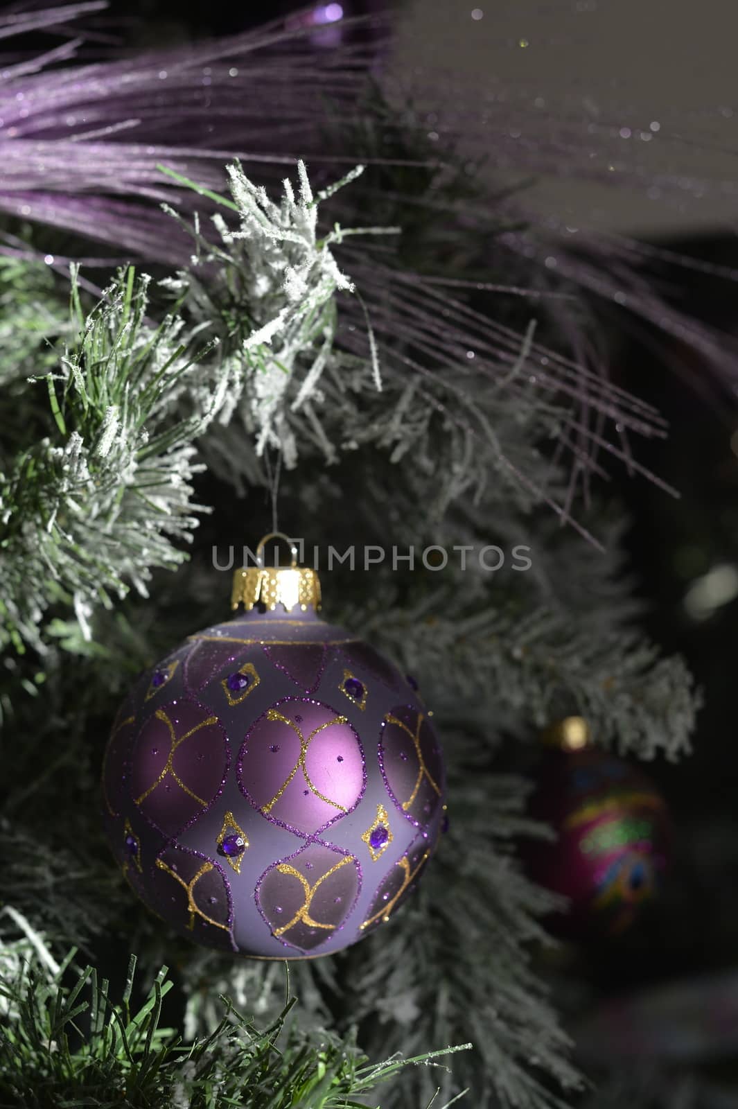 Background with Christmas balls. by kertis