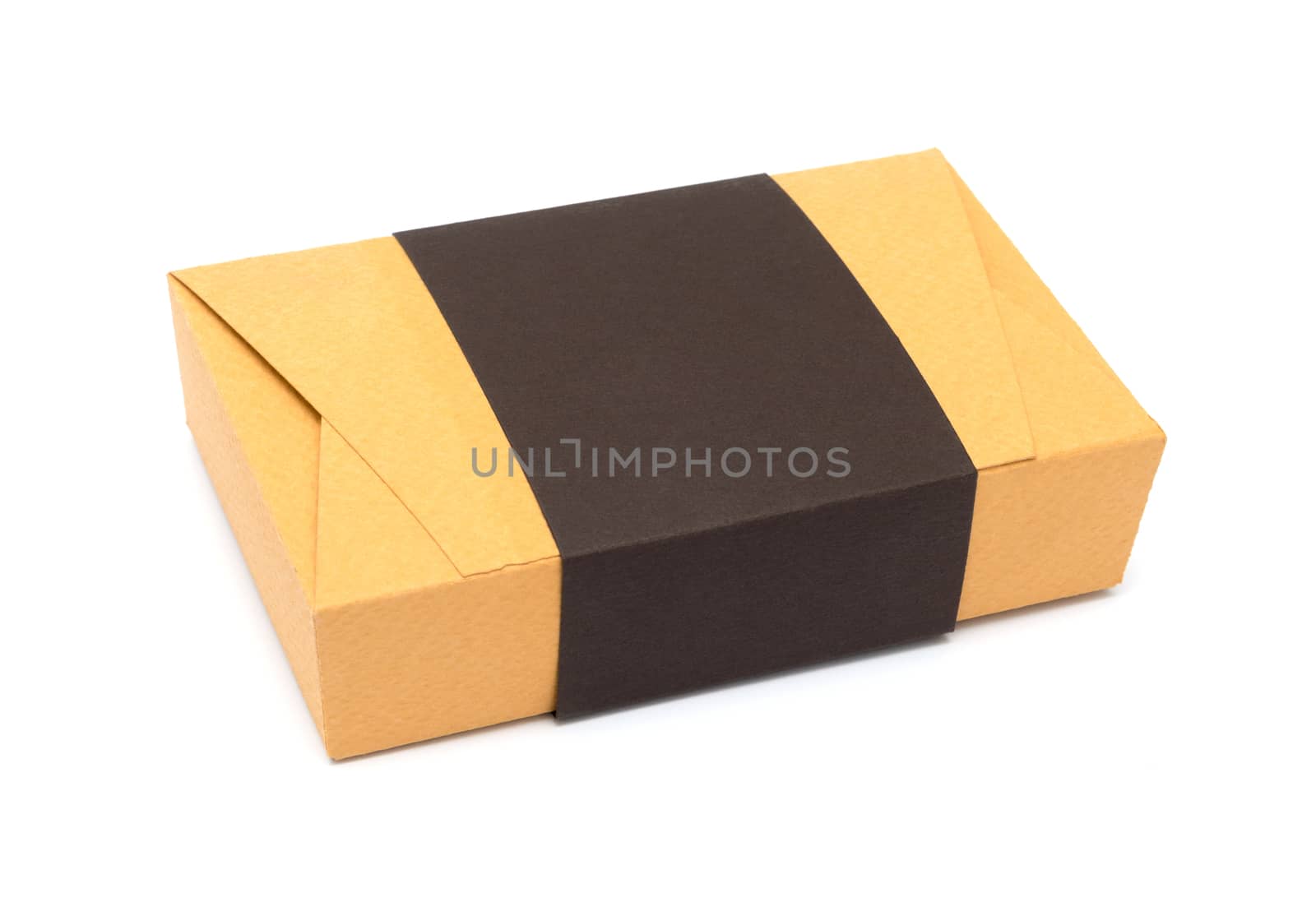 Package brown cardboard box isolated on white background. by DNKSTUDIO
