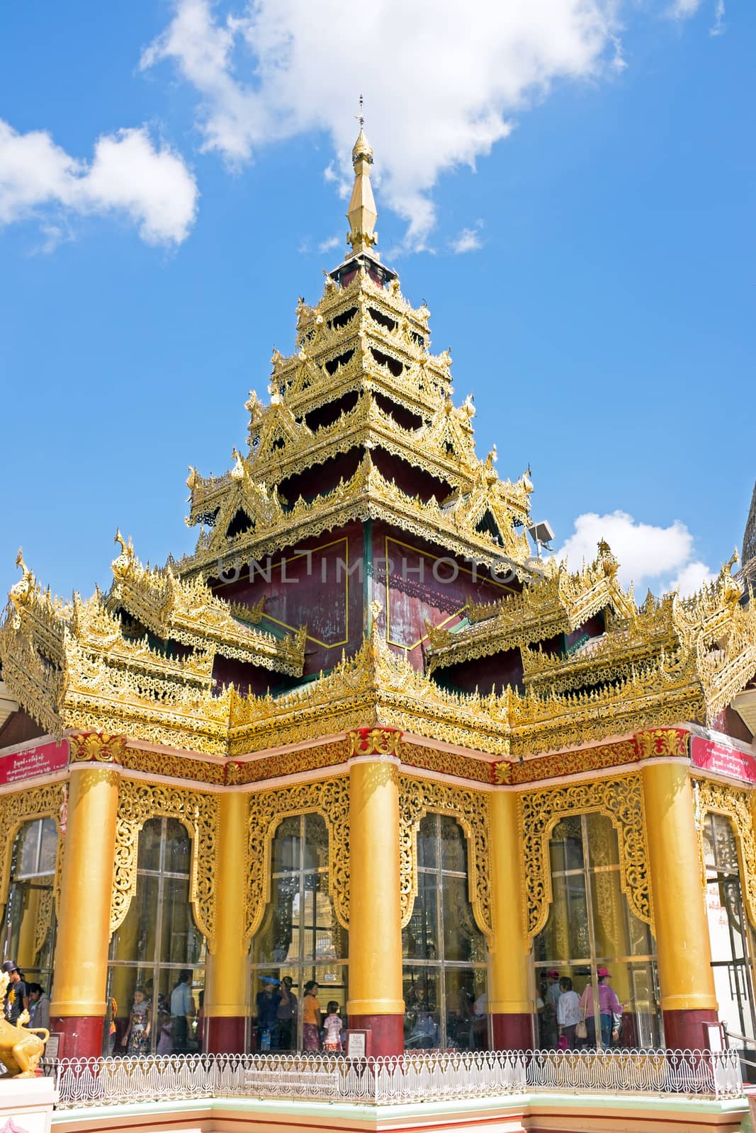 Shwemawdaw Paya, The Golden God Temple , Bago Myanmar by devy