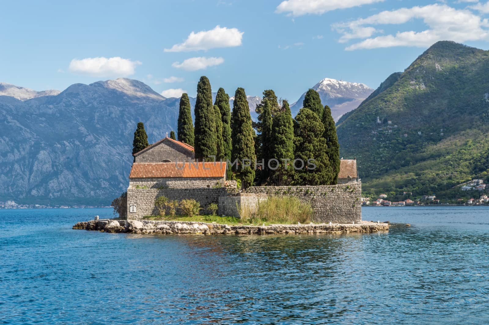 Isolated island monastery St George by radzonimo