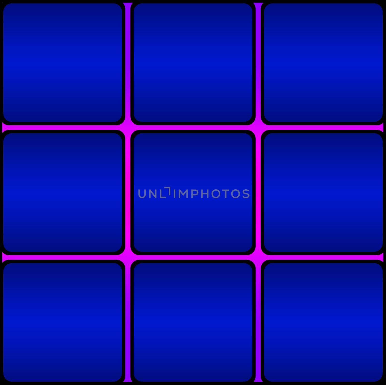 Abstract colourful squares background. by Bluefern