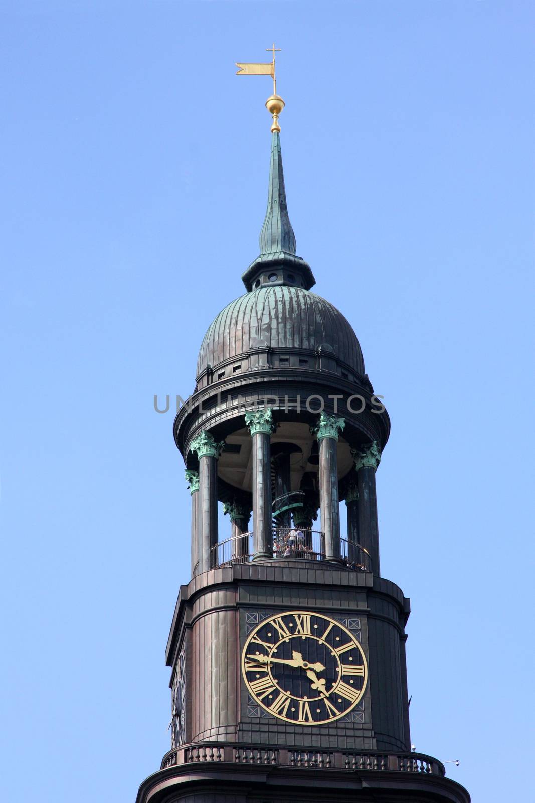  St. Michael's Church (Sankt Michaelis) in Hamburg, Germany