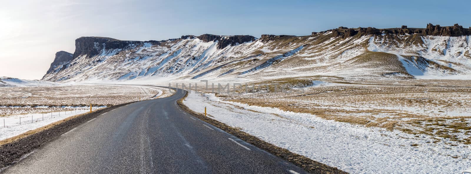 Road Winter Mountain Iceland by vichie81