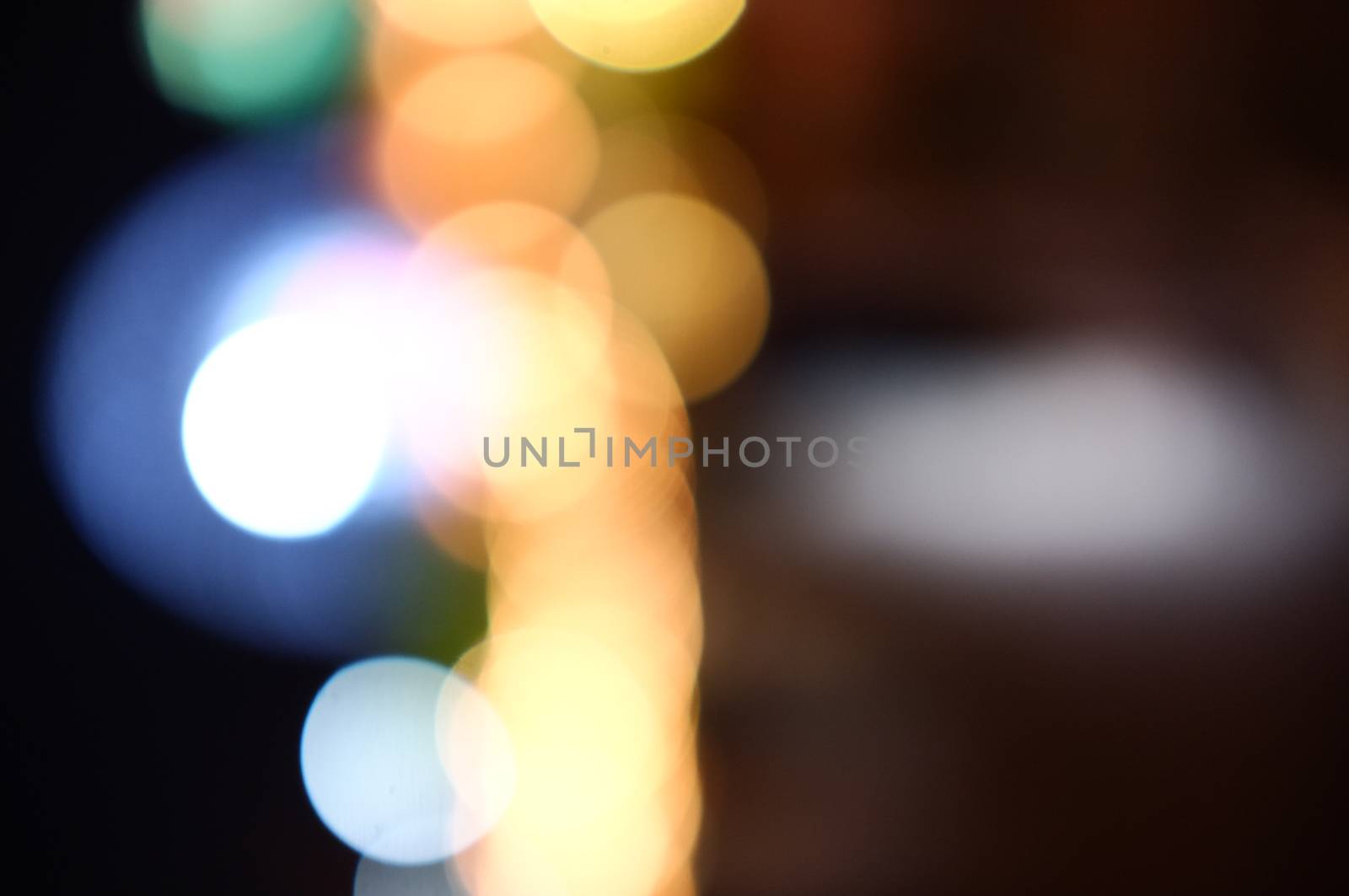 Elegant abstract background with blurry light at night by Hepjam