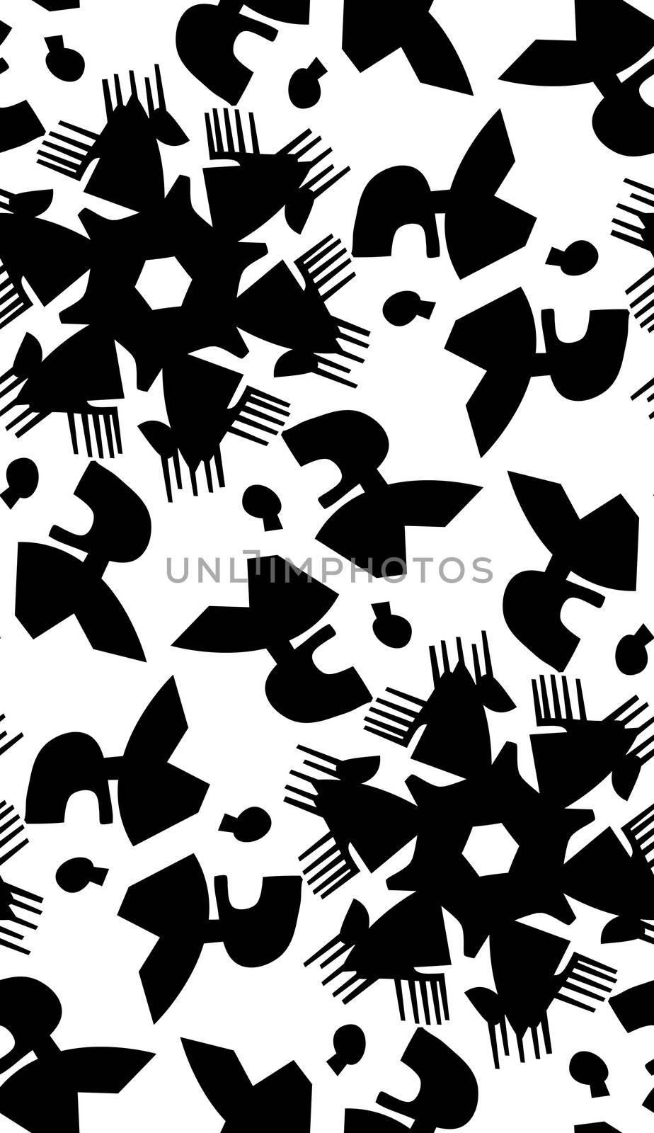 Monotone black and white seamless pattern of talking heads
