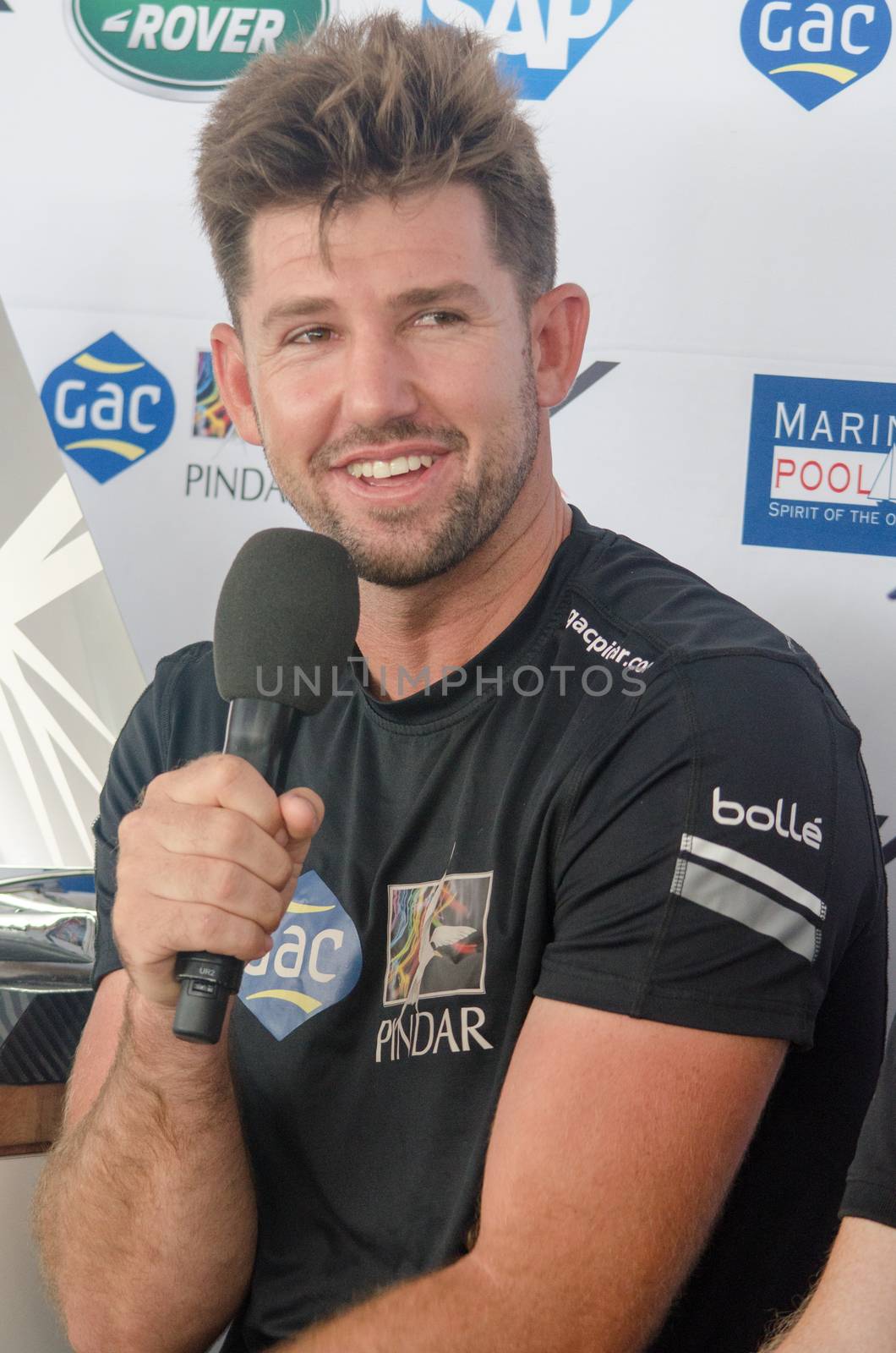 AUSTRALIA, Sydney: The Extreme Sailing Series has kicked off with a press conference in Sydney on December 10, 2015. The racing takes place over four days from 10-13 December, 2015. Seve Jarvin pictured.
