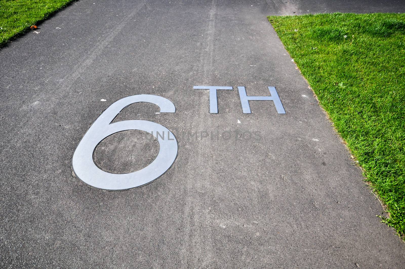 metal lettering at promenade in front of hotel New York  Rotterdam Holland by vlaru