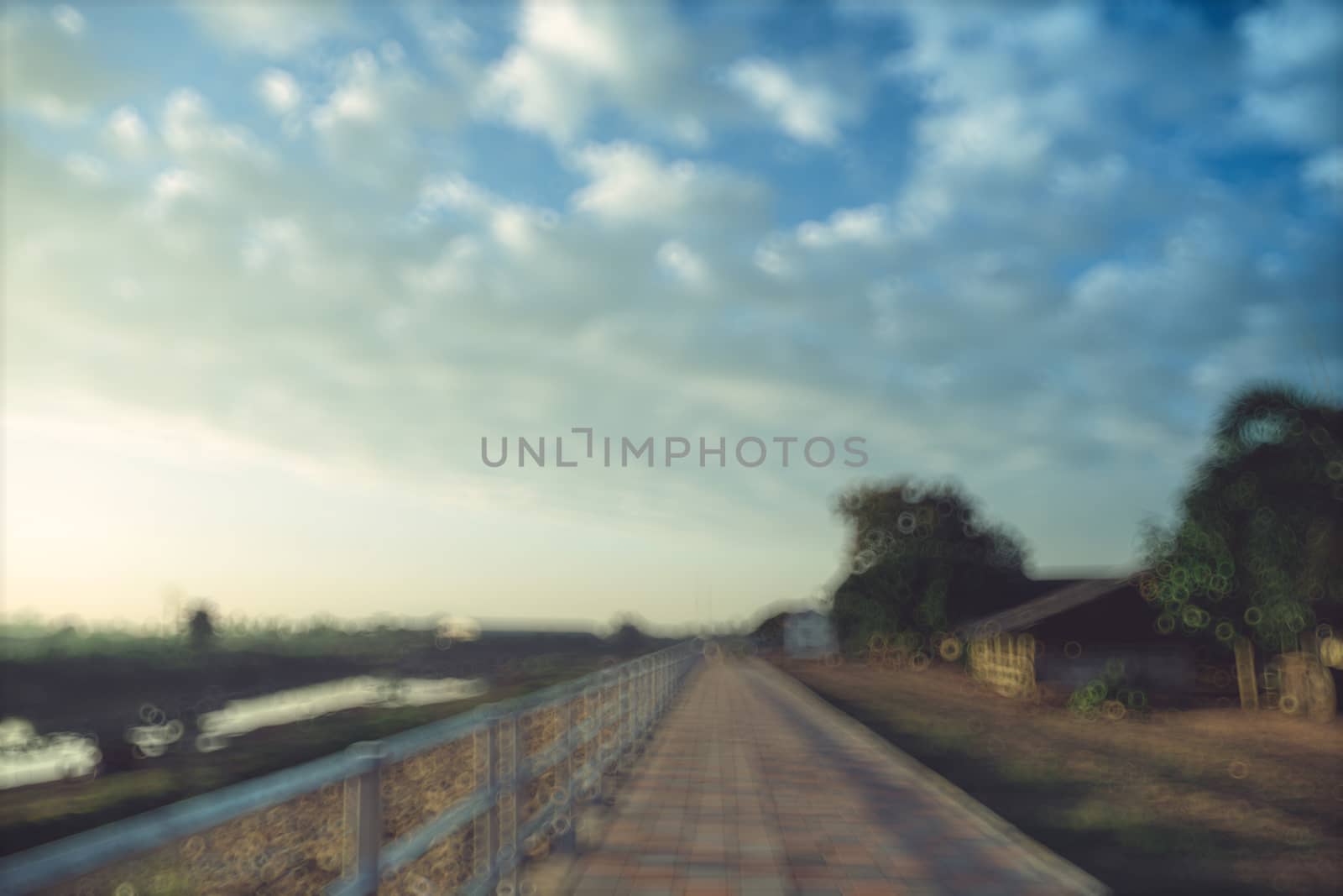 Beautiful sunset at a lake, abstract background, nature background