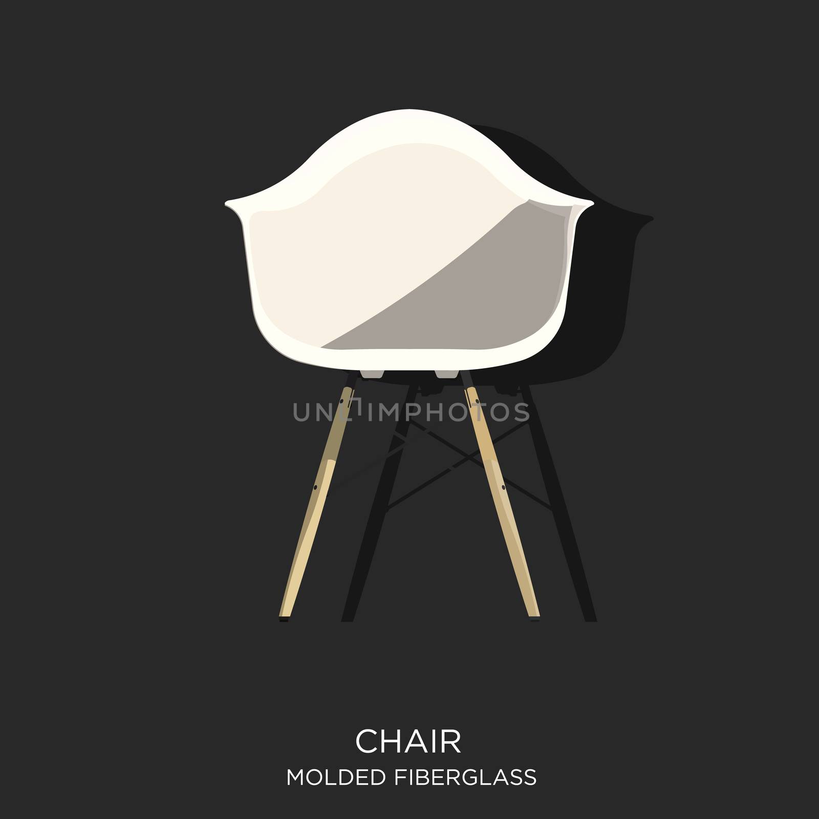 Molded Fiberglass Chair