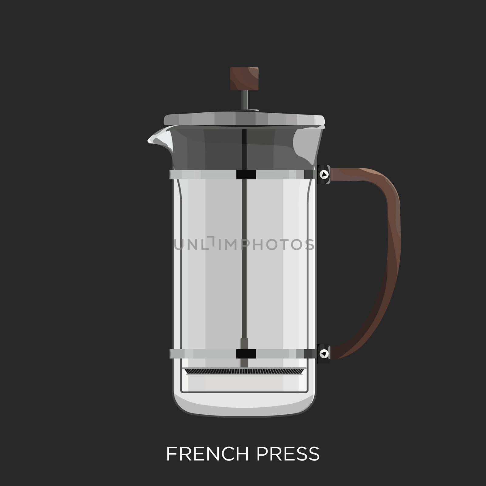 French Press Coffee Maker by landscafe