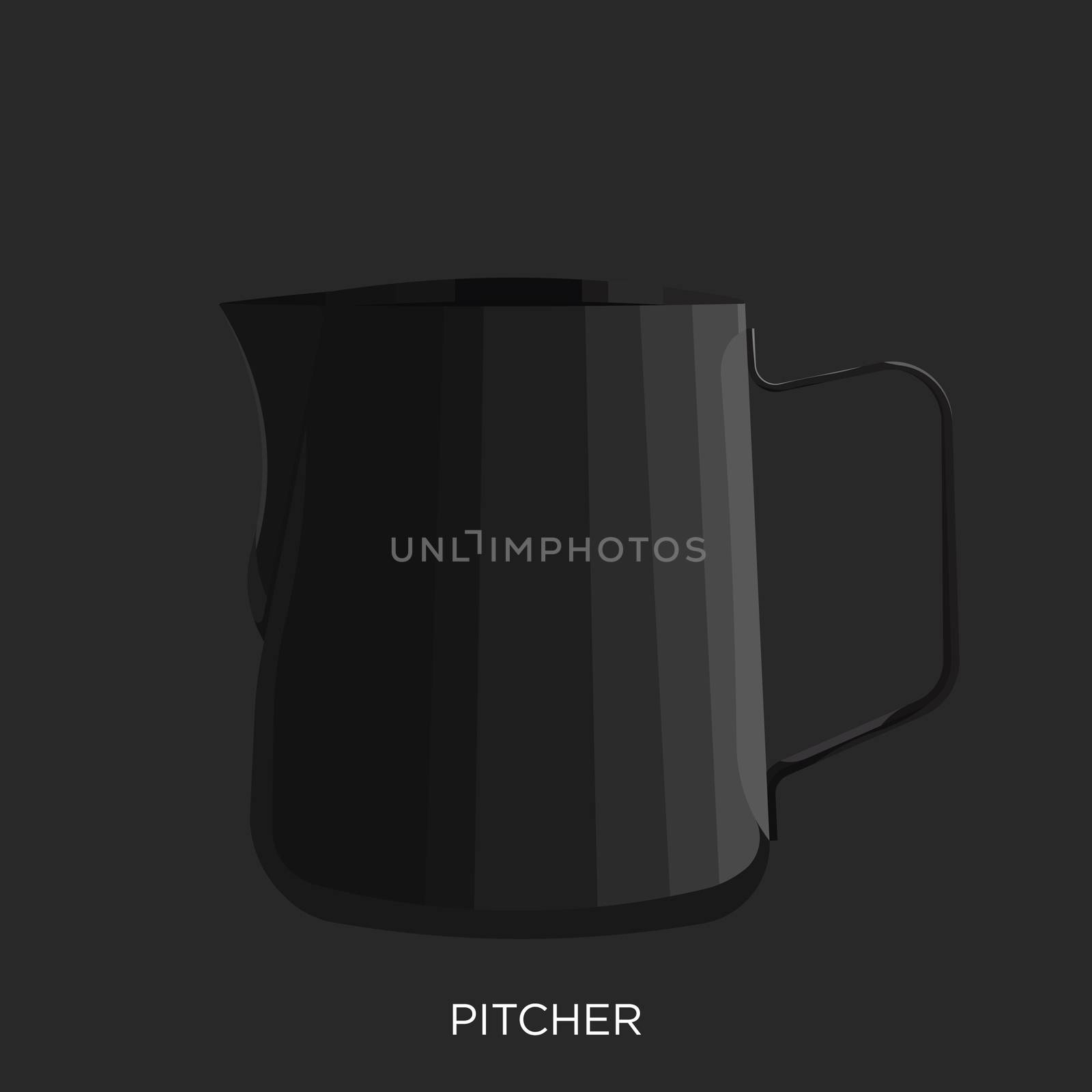 A pitcher is a container with a spout used for storing and pouring contents which are liquid in form. Generally a pitcher also has a handle, which makes pouring easier.