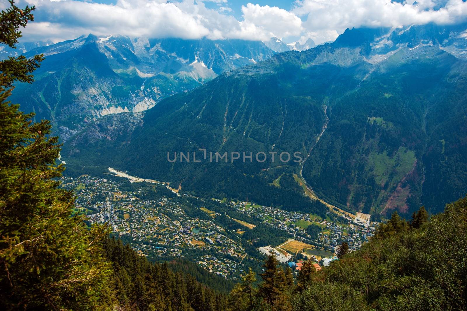 Chamonix France Cityscape by welcomia