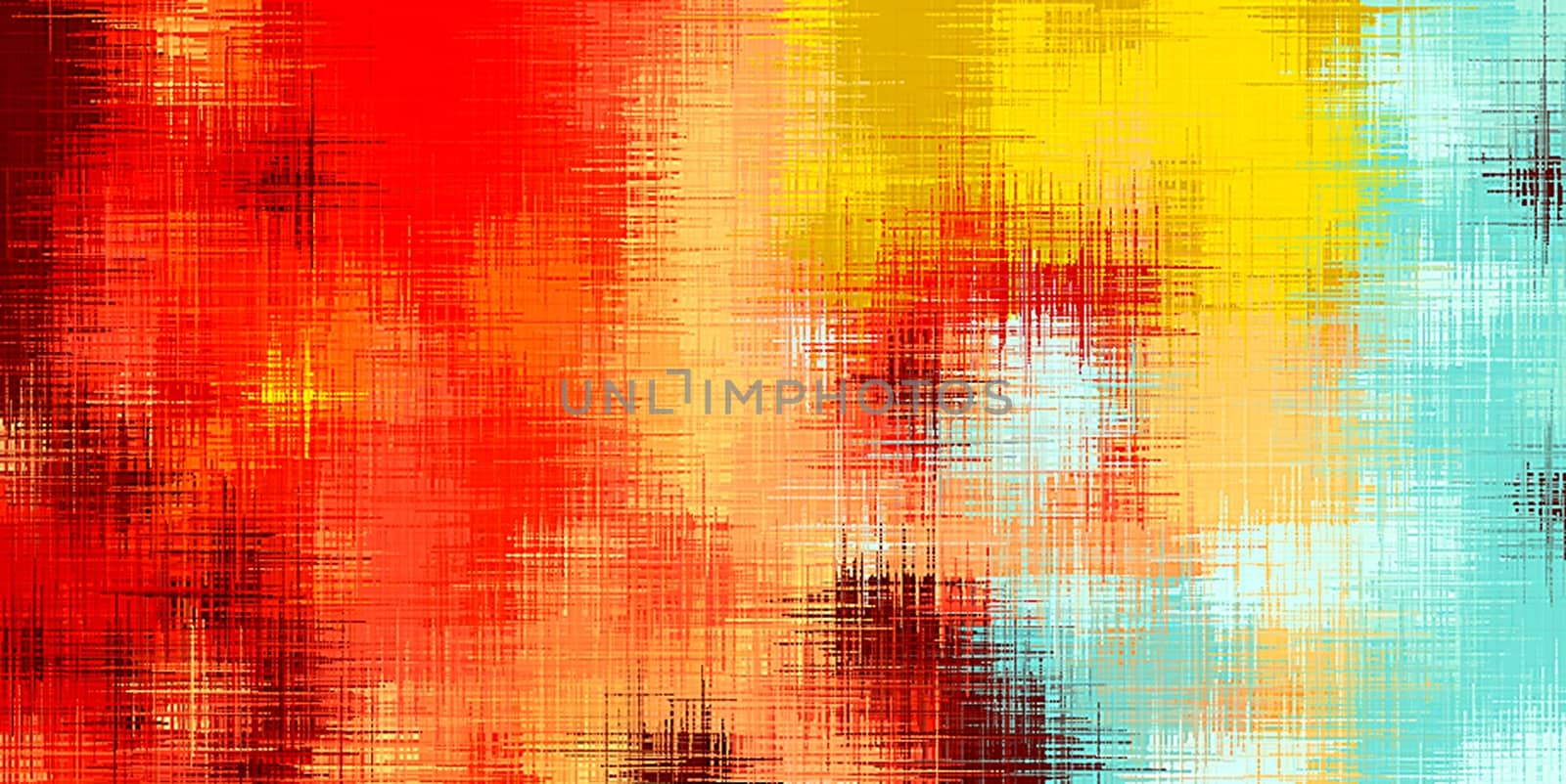 red yellow and blue painting abstract background