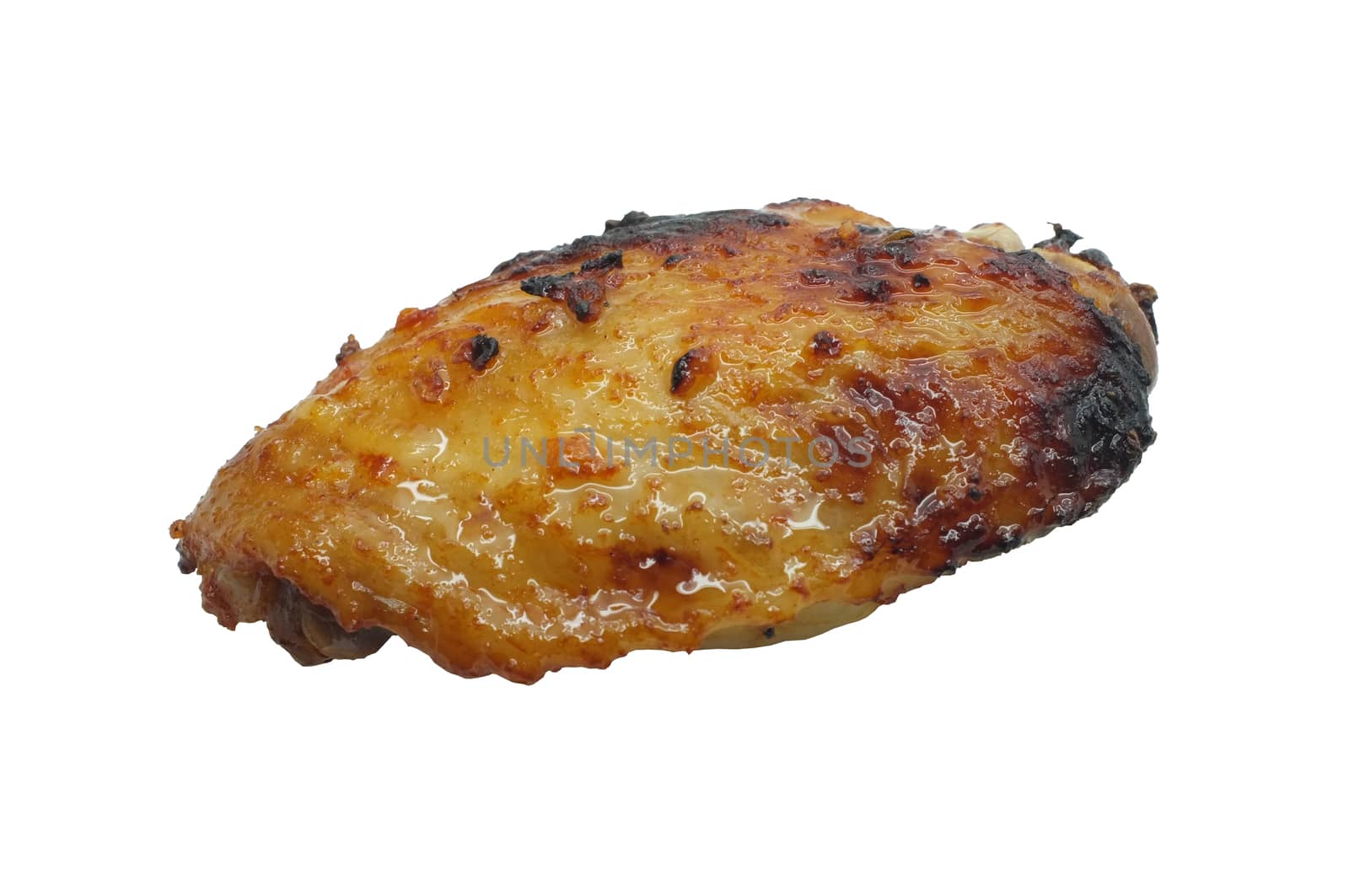 One grilled chicken wing