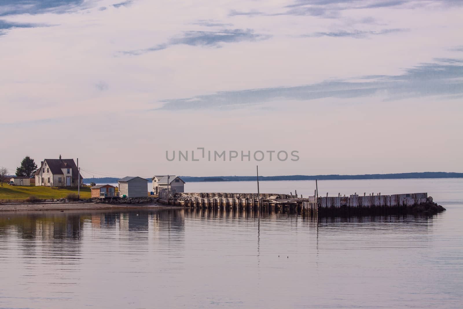 fish trawler pier At the Nova Scotia coast,Bayswater by Ralli