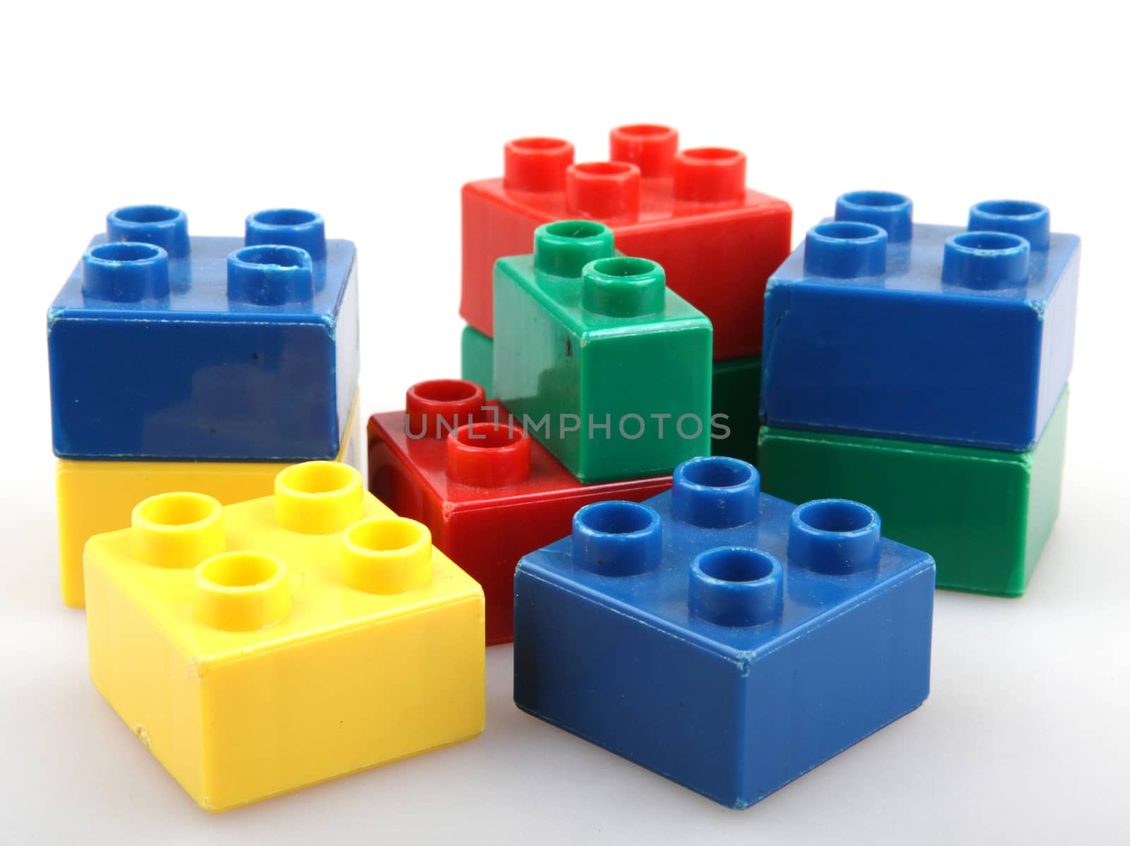 Building Blocks Isolated On White by nenov