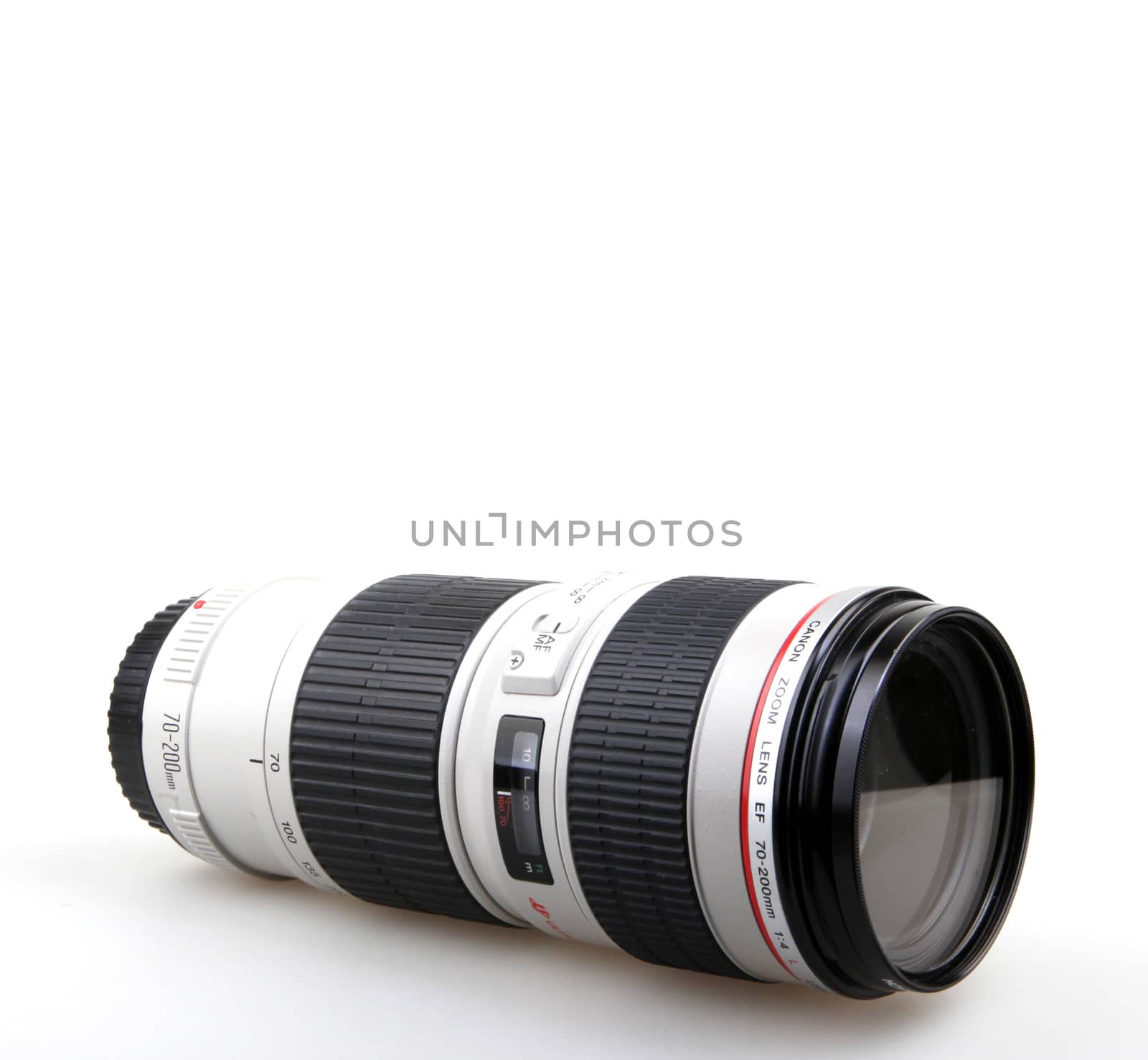 AYTOS, BULGARIA - DECEMBER 11, 2015: Canon EF 70-200mm f/4L USM Lens. Canon Inc. is a Japanese multinational corporation specialized in the manufacture of imaging and optical products.