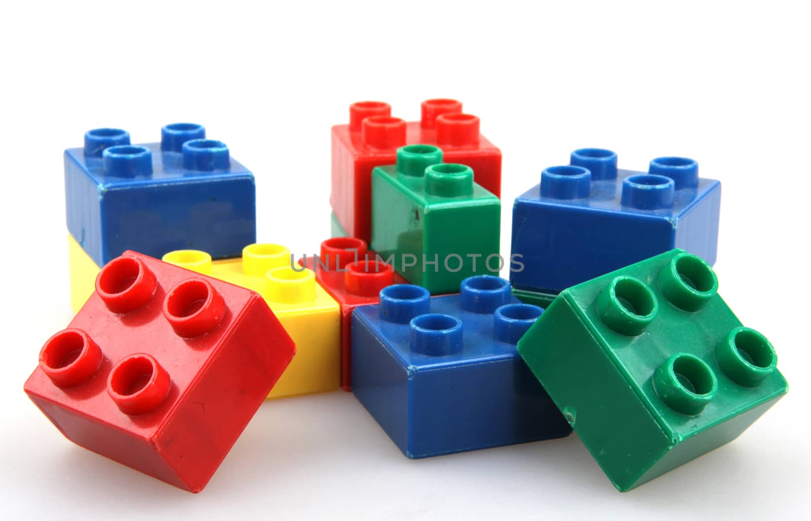 Building Blocks Isolated On White by nenov